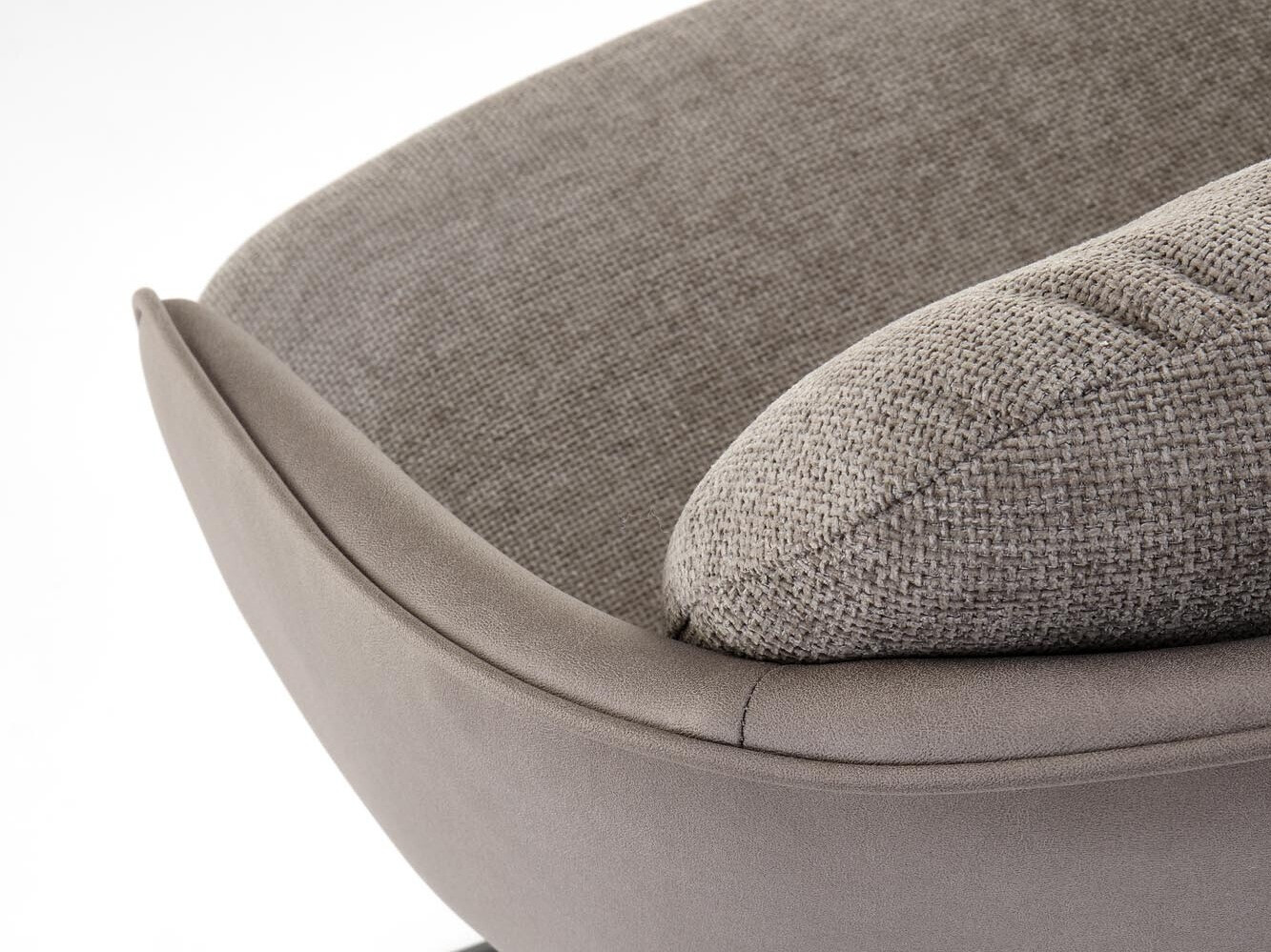 Chaise Houston 1823 (Gris + Gris clair)