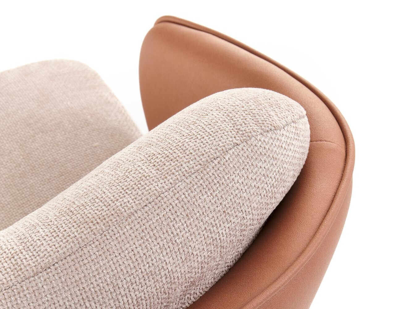 Chaise Houston 1823 (Marron + Beige)
