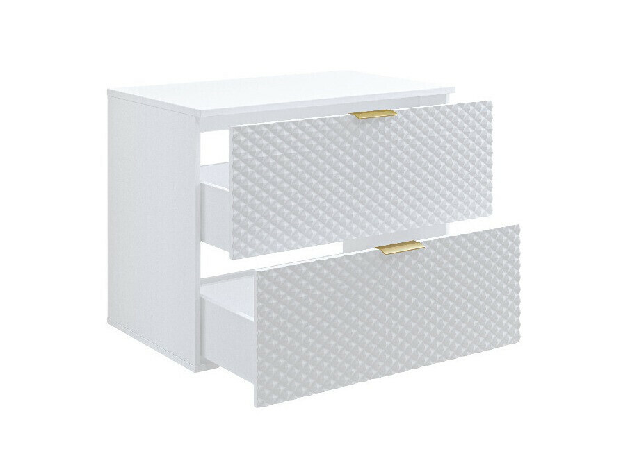 Armoire de salle de bains murale pour lavabo Liretu 106 (Blanc)
