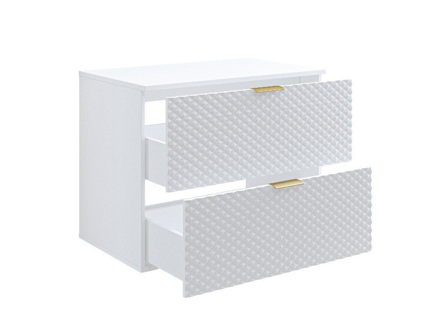 Armoire de salle de bains murale pour lavabo Liretu 107 (Blanc)