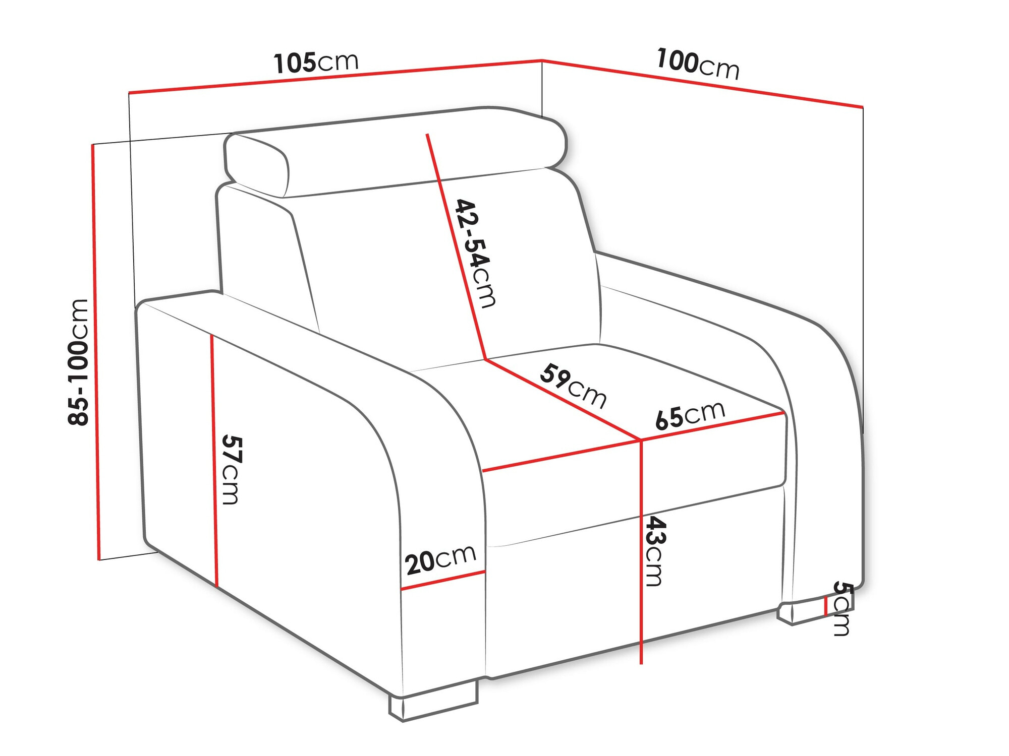 Fauteuil Ovos (Crown 18)