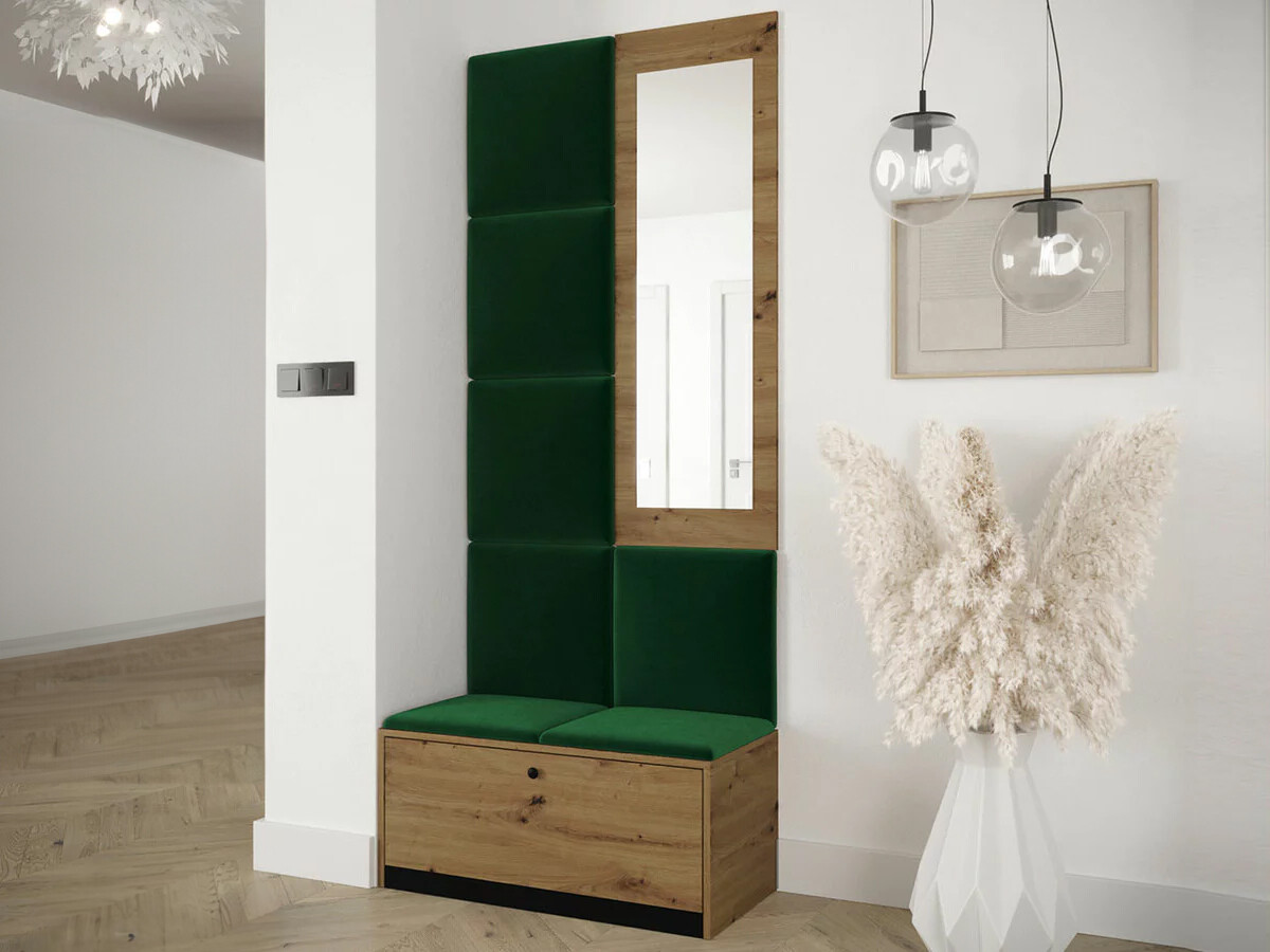 Meuble d'entrée Hartford 319 (Chêne Artisan + Manila 35)