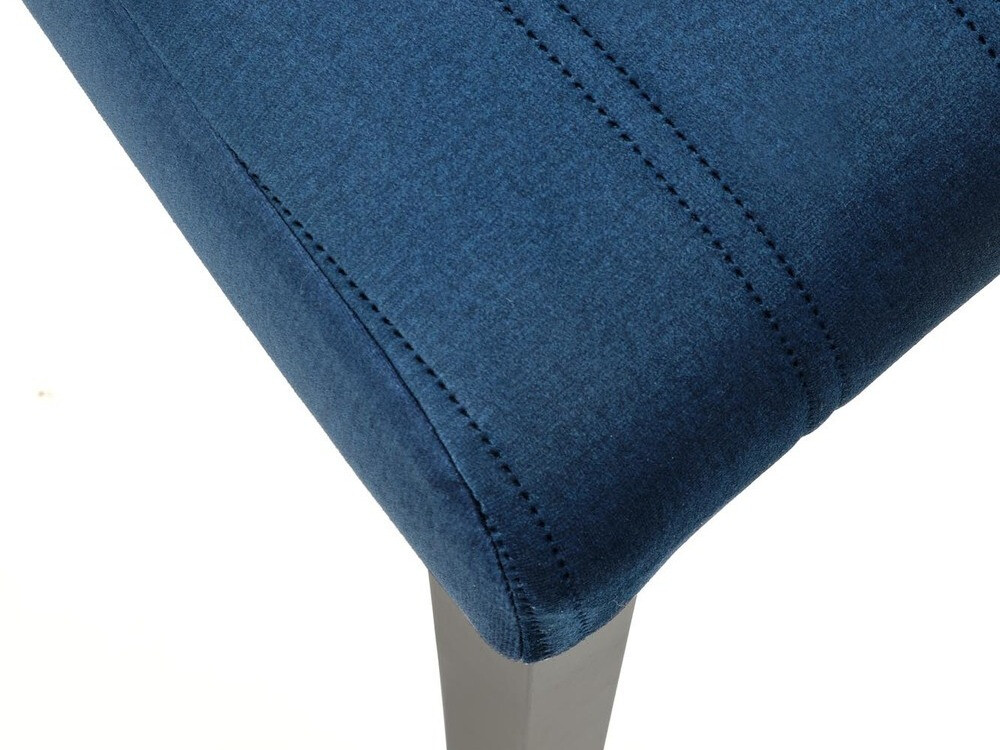 Chaise Houston 684 (Bleu foncé + Noir)