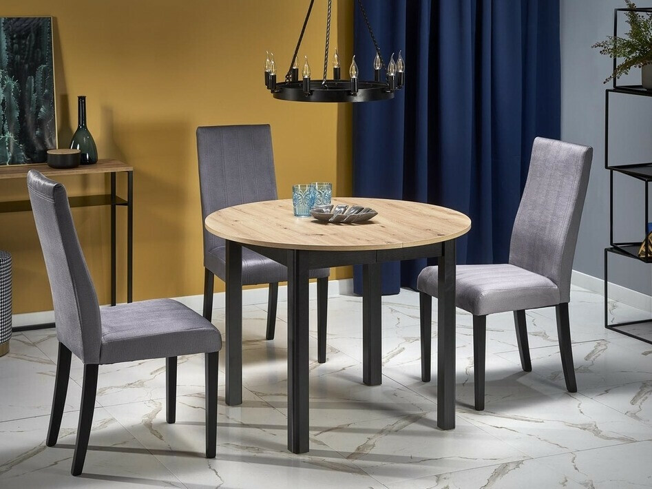 Chaise Houston 684 (Gris clair + Noir)