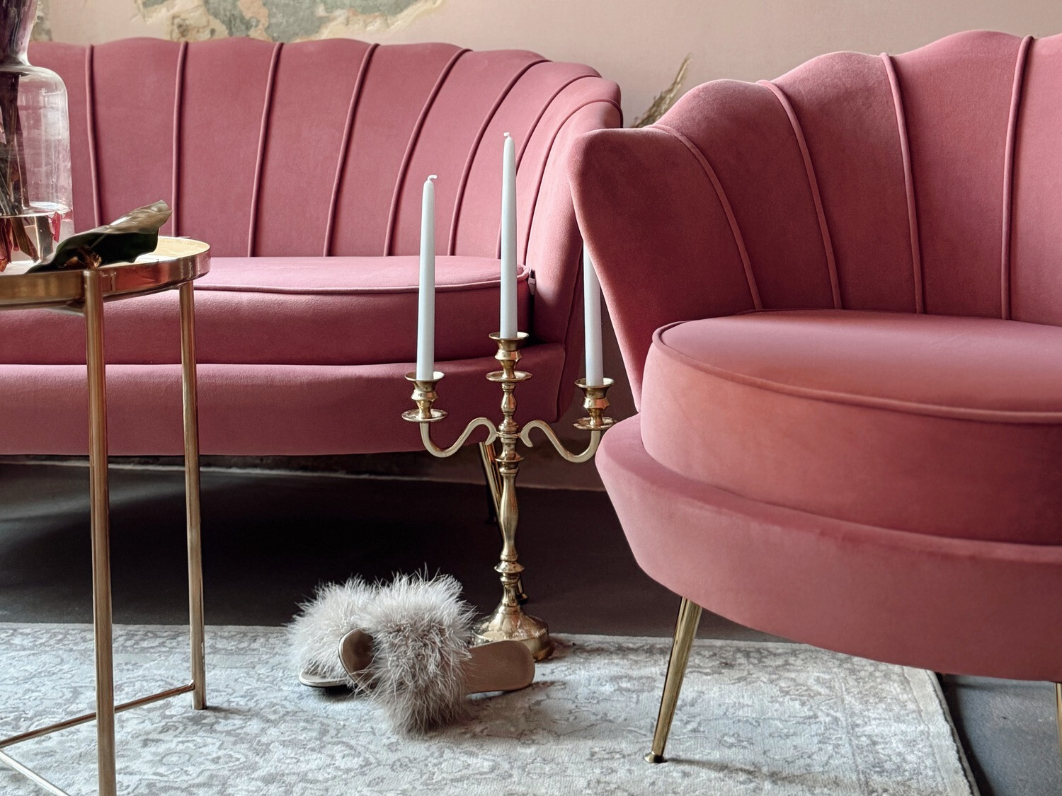 Fauteuil Houston 828 (Rose)