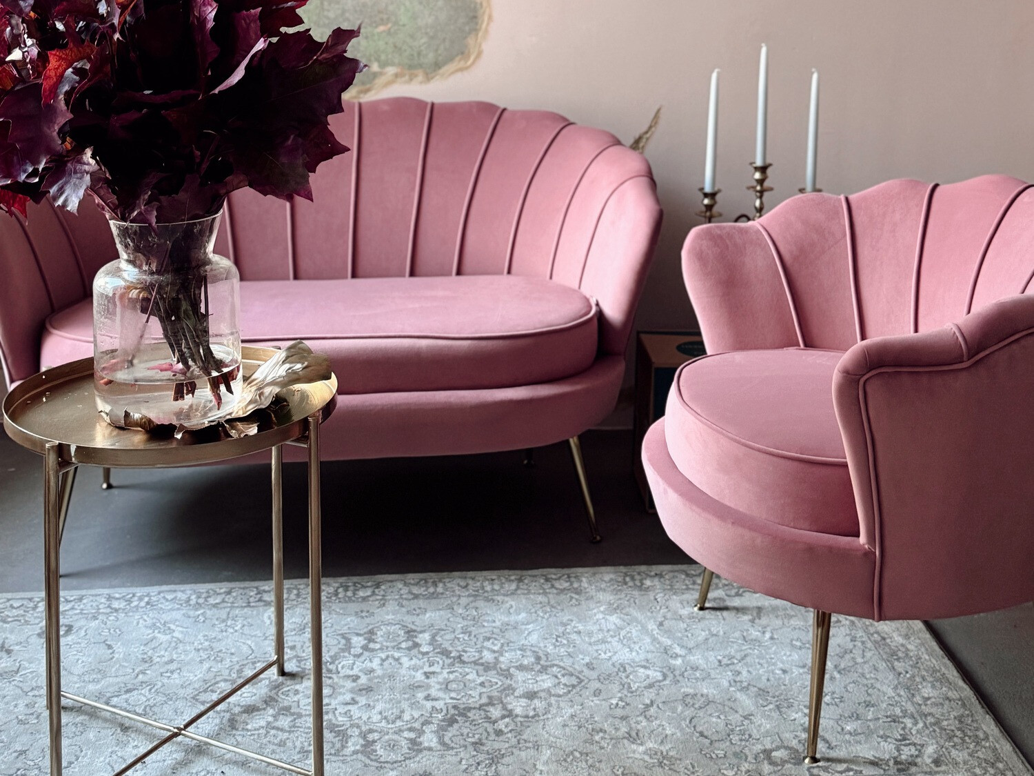 Fauteuil Houston 828 (Rose)
