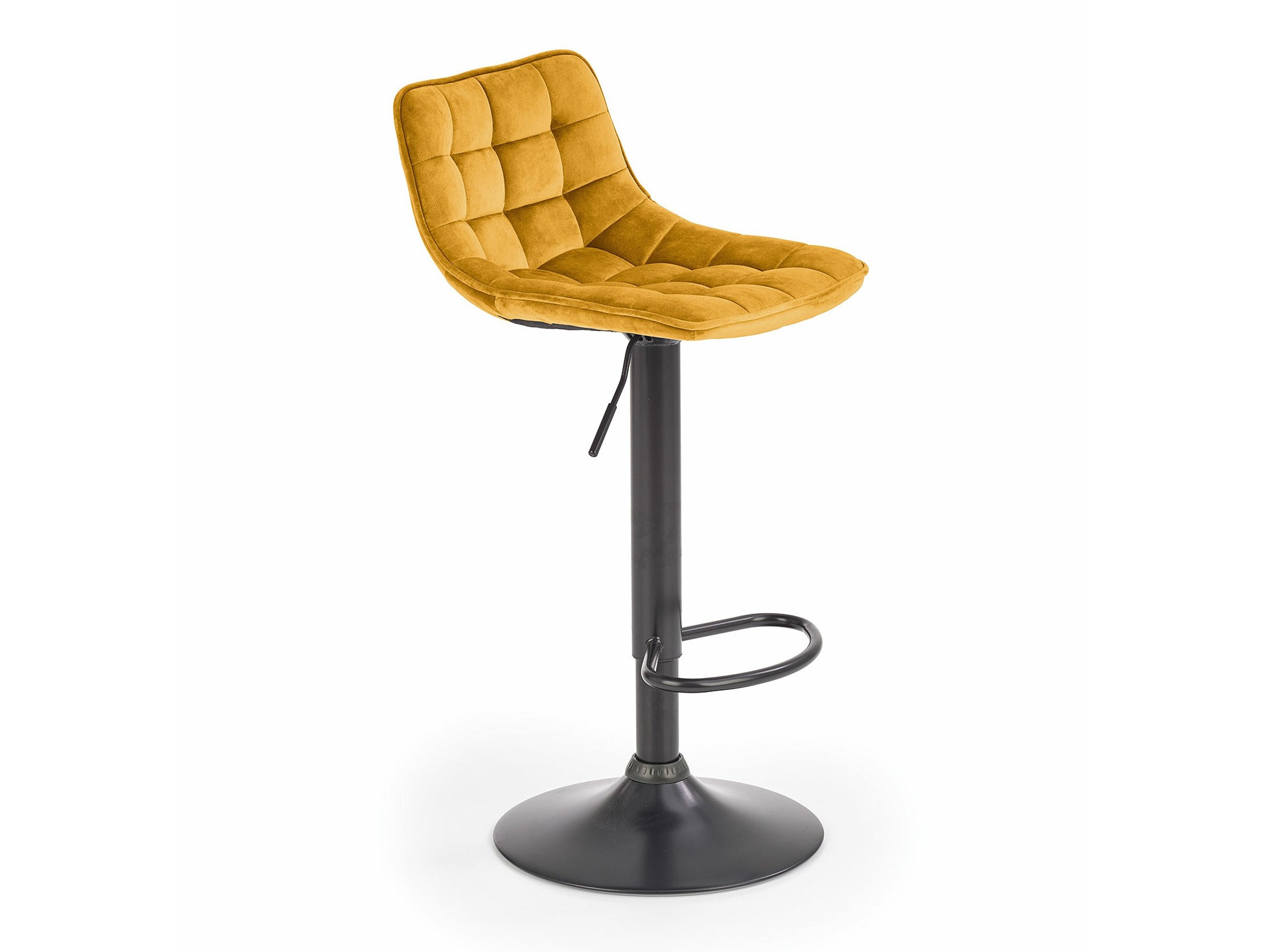 Chaise de bar mi-hauteur Houston 964 (Jaune)