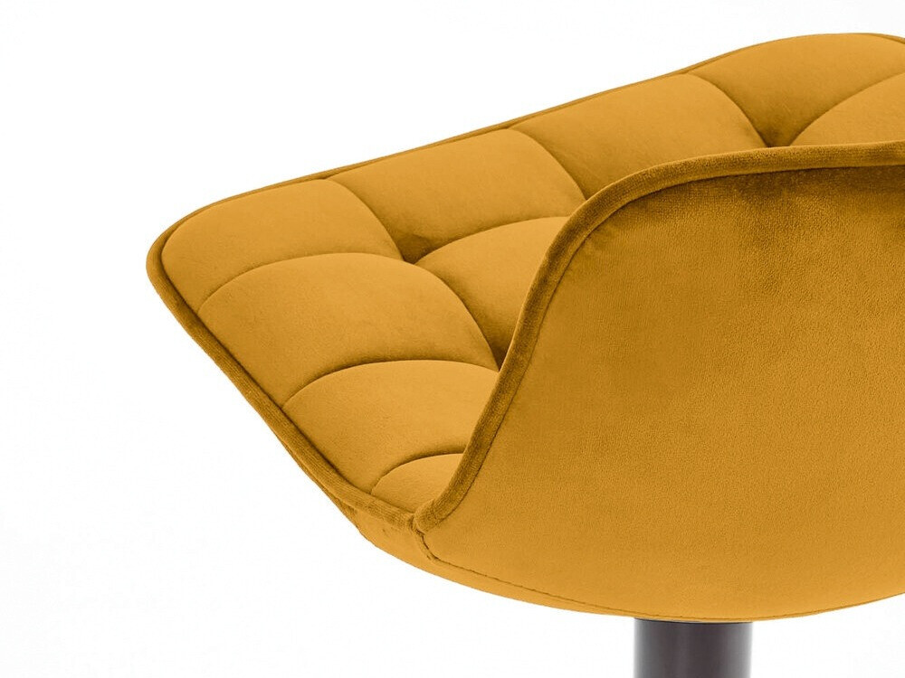 Chaise de bar mi-hauteur Houston 964 (Jaune)