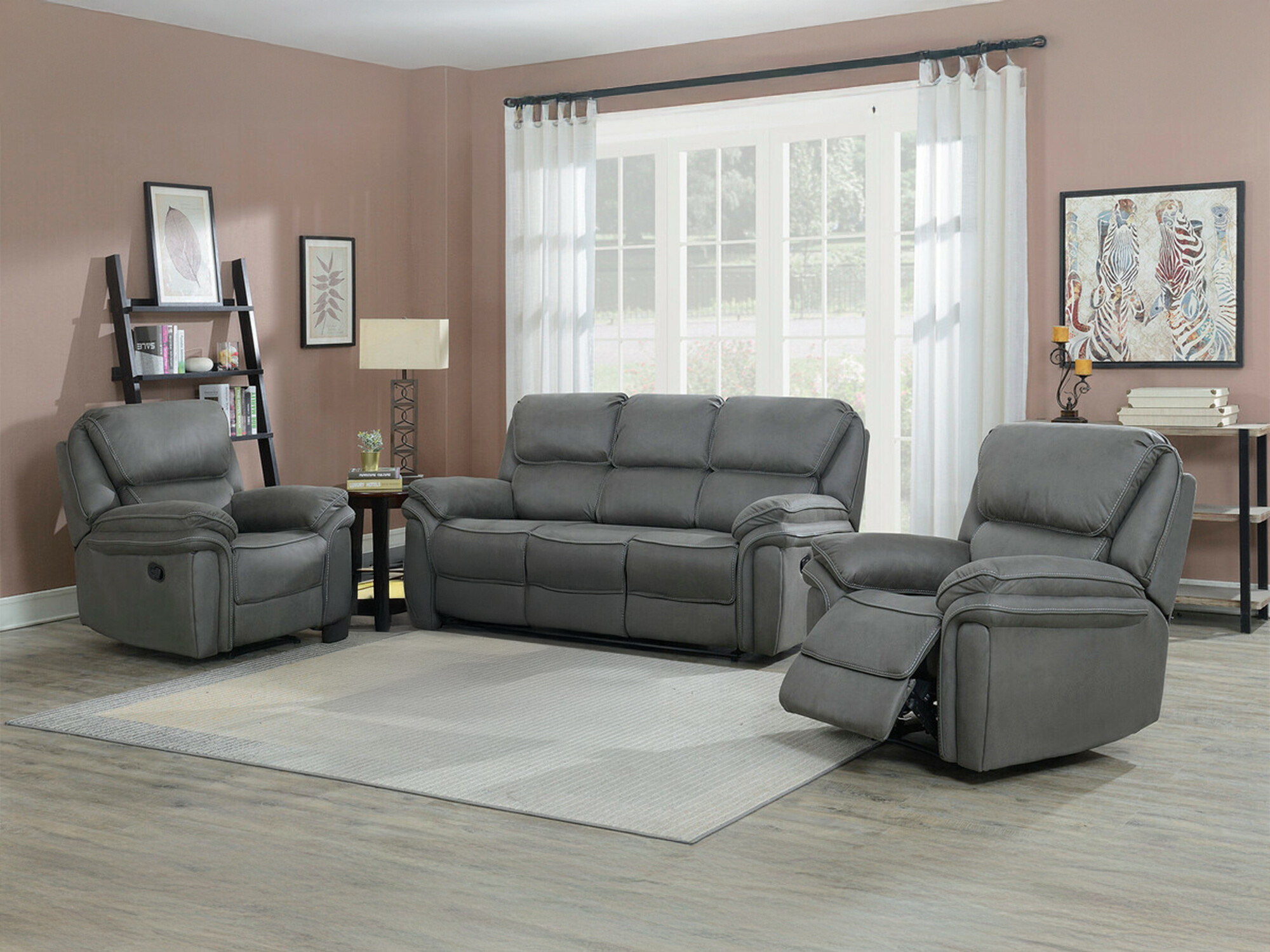 Ensemble de canapés Dallas 4726 (Gris)