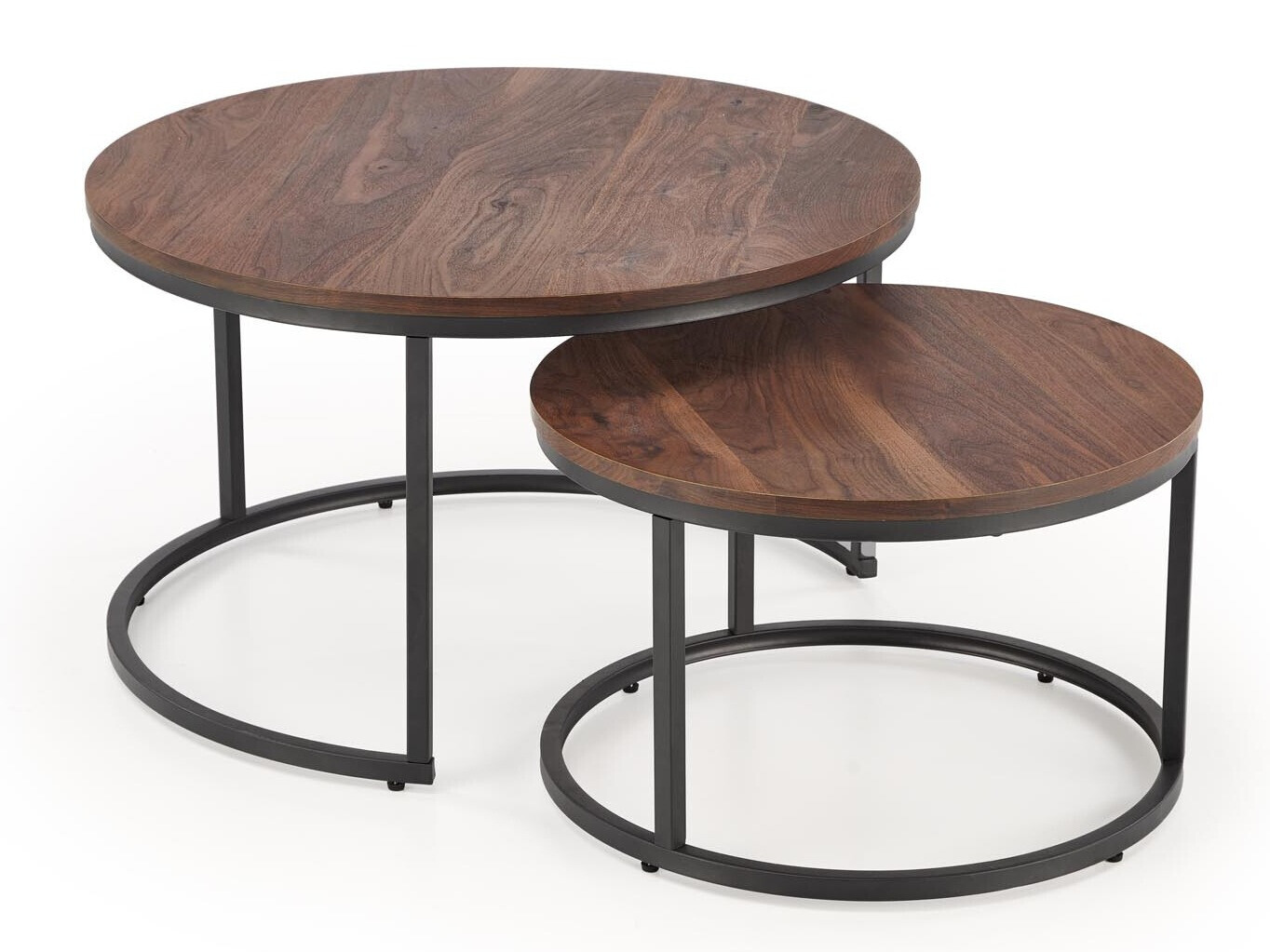 Ensemble tables basses Houston 1832 (Noyer)