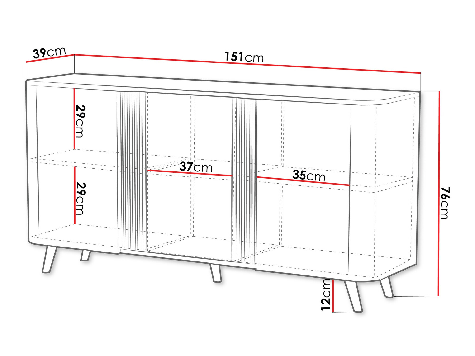 Buffet Modus (Cachemire + Noir)