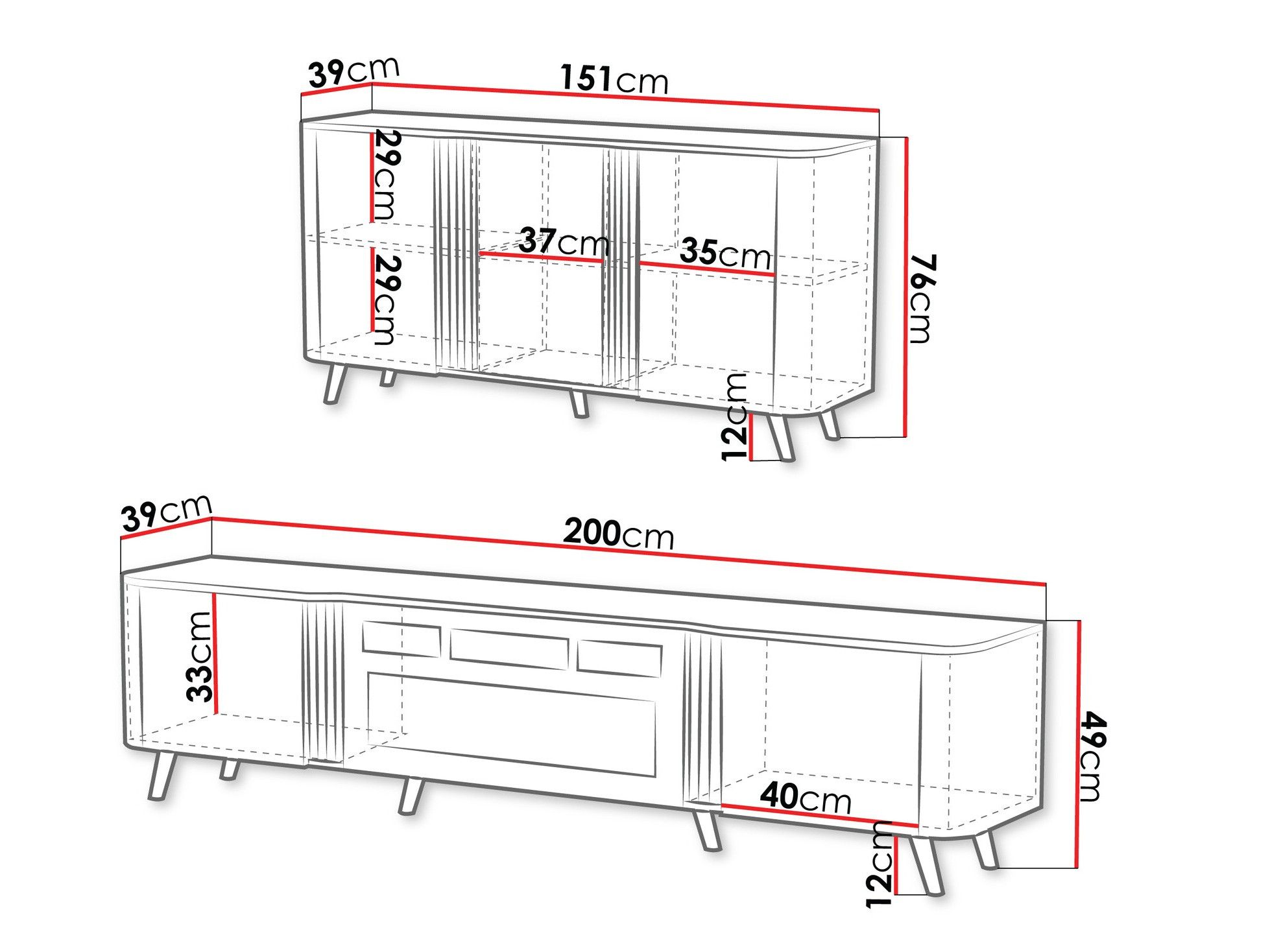Ensemble de salon Modus (Cachemire + Noir)