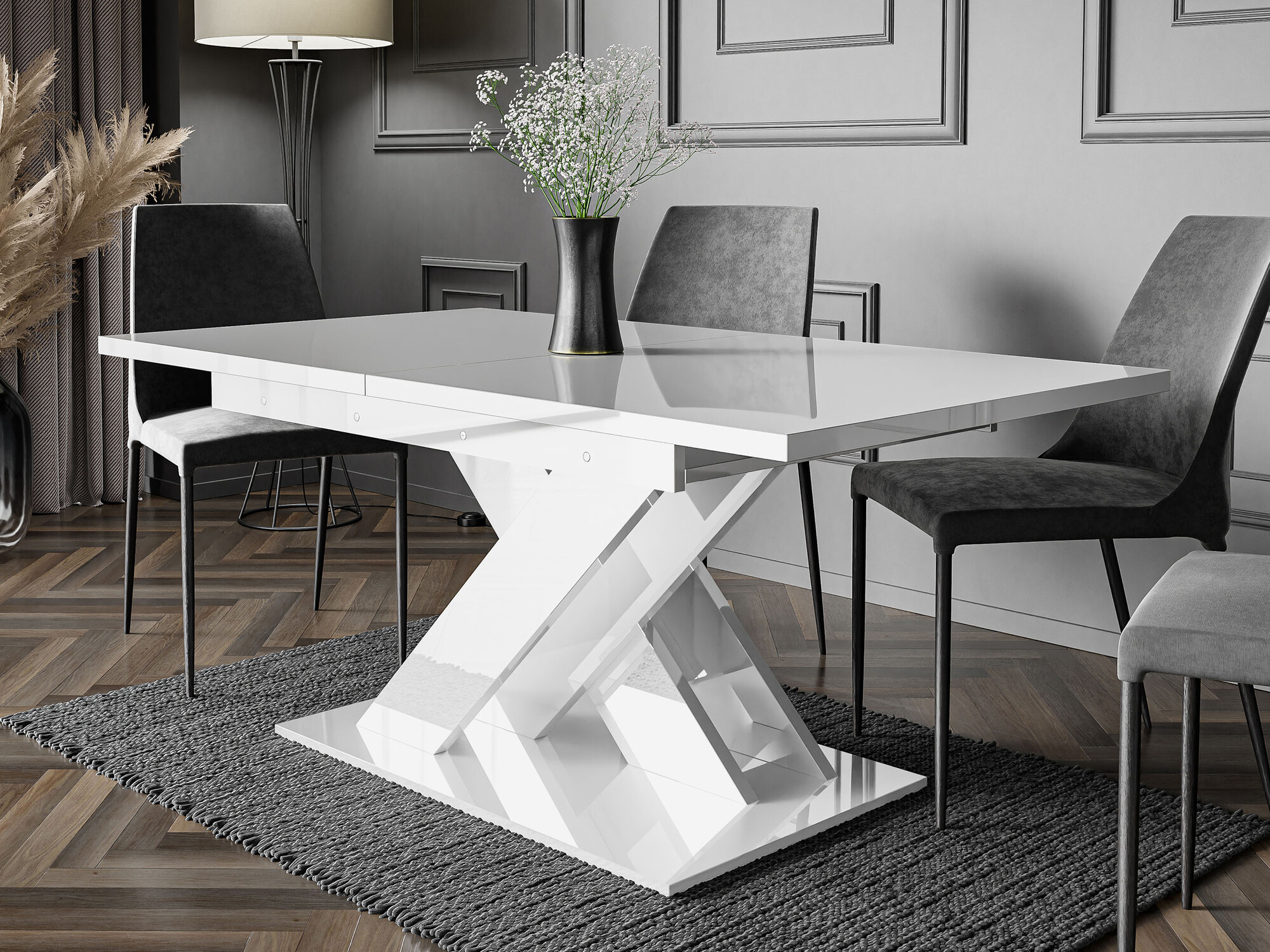 Table Decium (Blanc brillant)