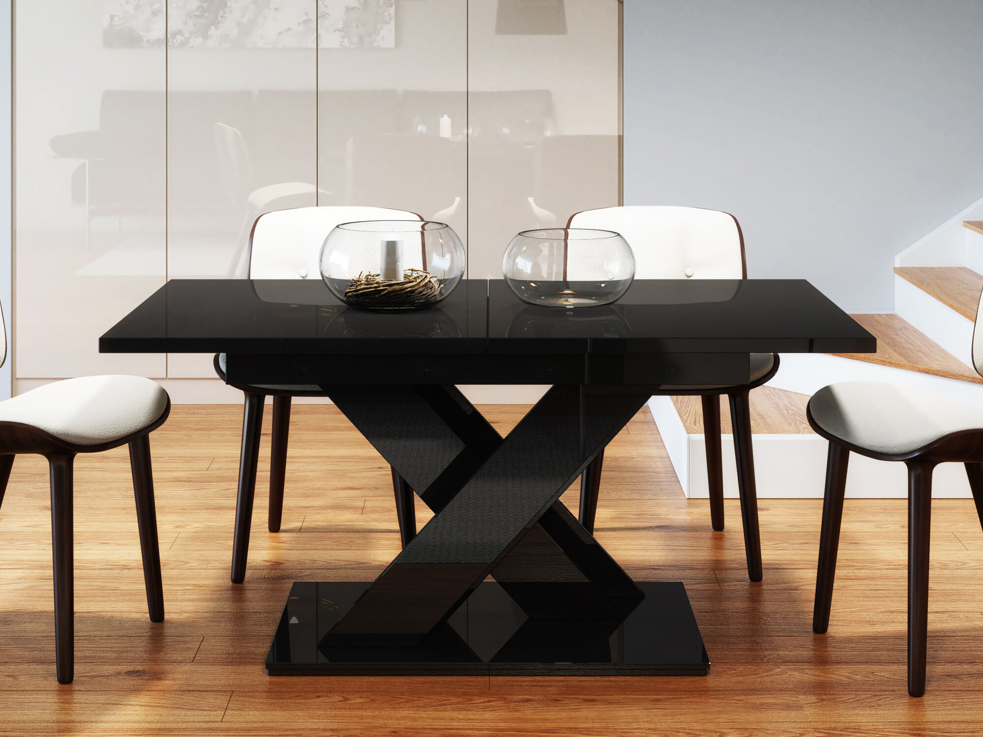 Table Decium (Noir brillant)