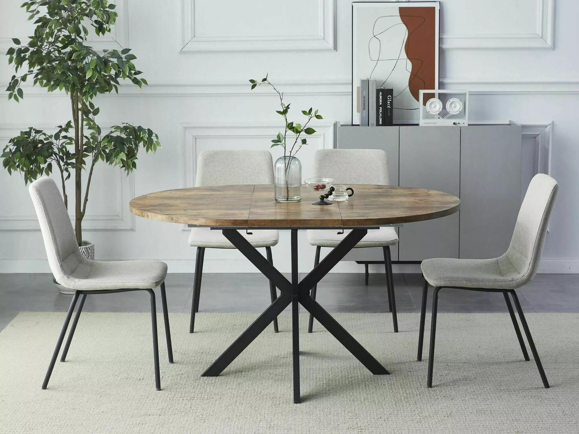 Table Detroit 115 (Noyer)