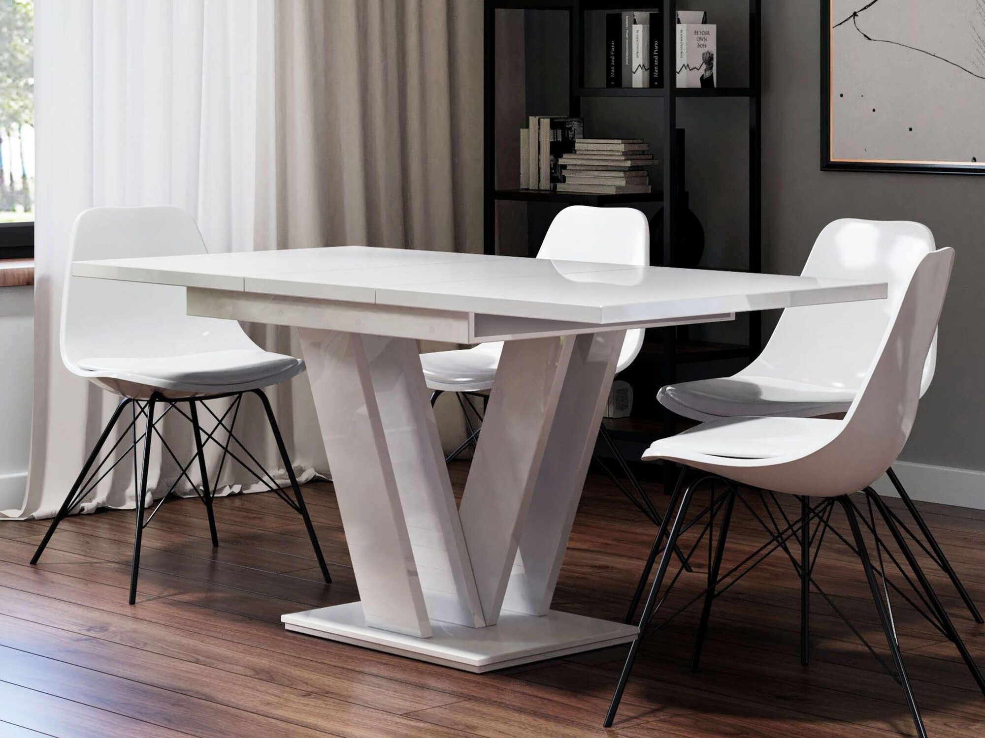 Table Goodyear 104 (Blanc brillant)