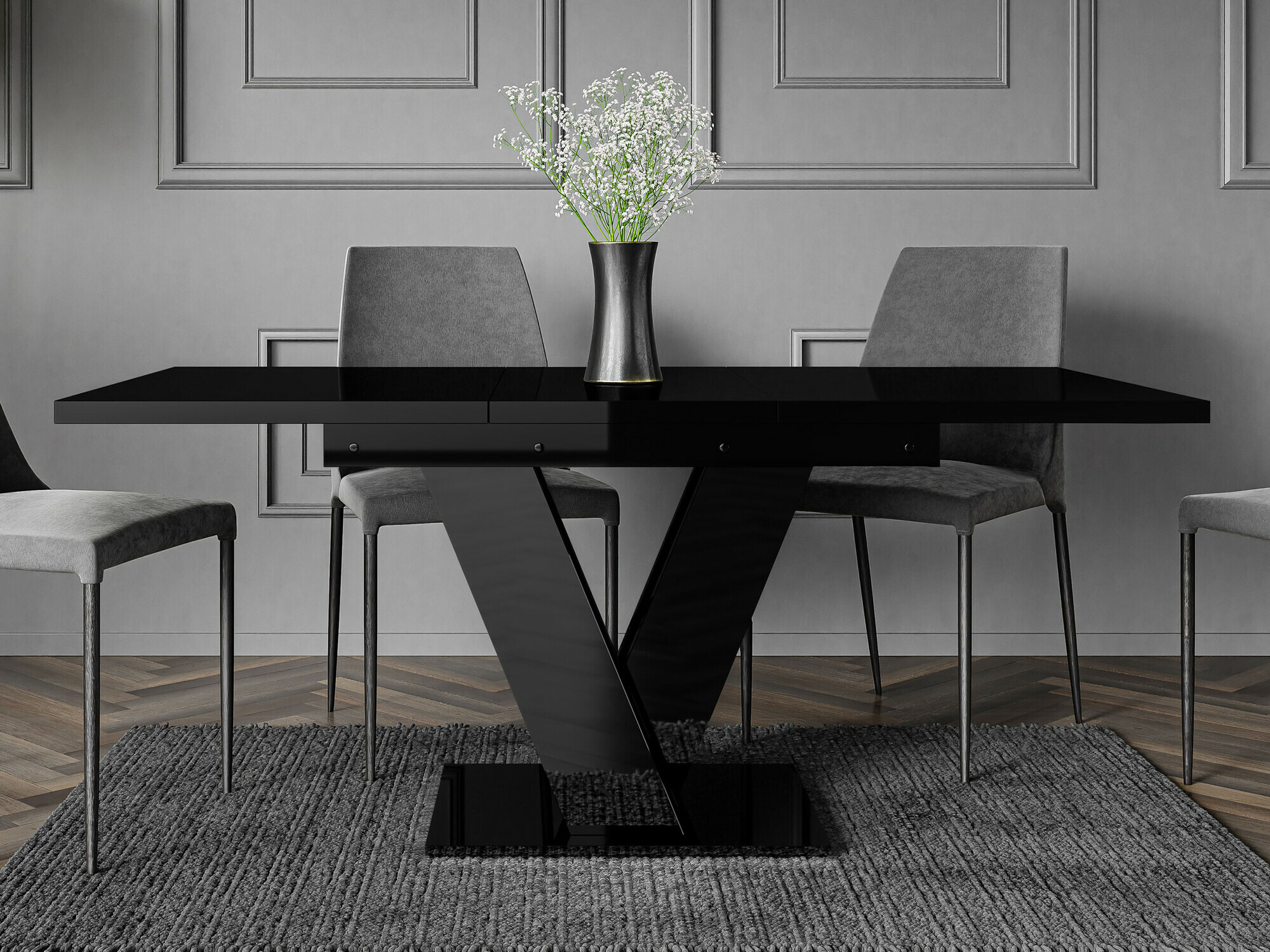 Table Musus (Noir brillant)