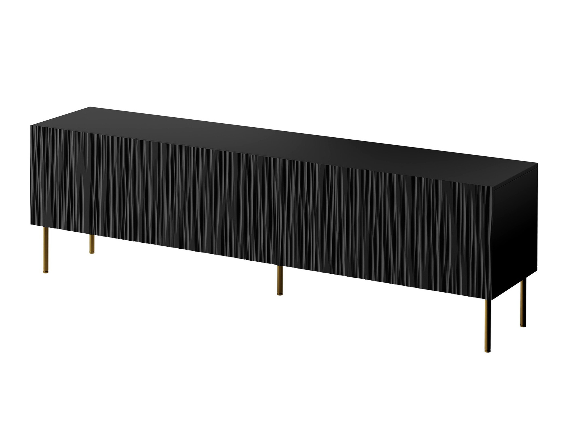 Meuble TV Lorelbo 103 (Noir + Doré)