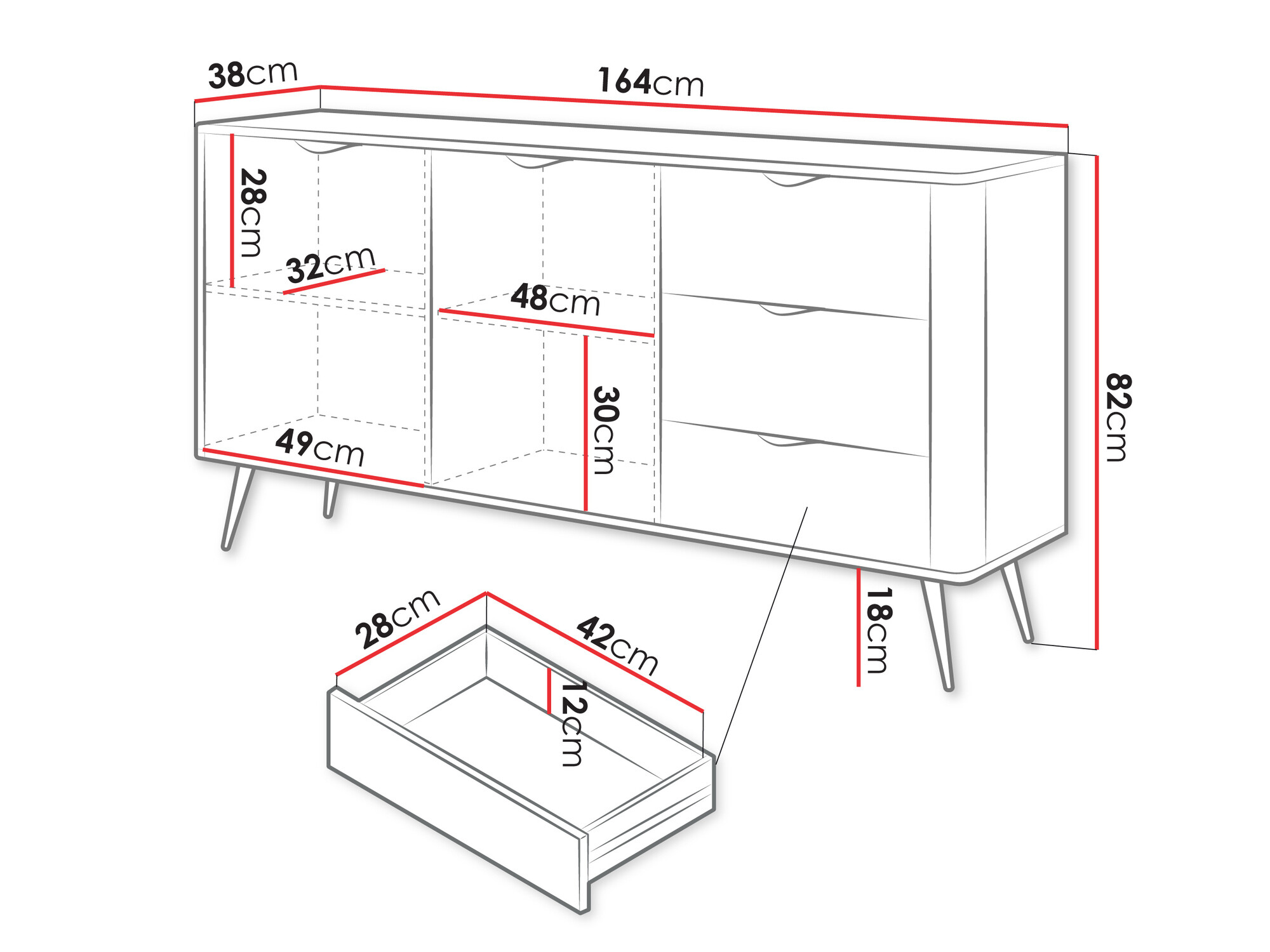 Commode Versoe 101 (Beige)