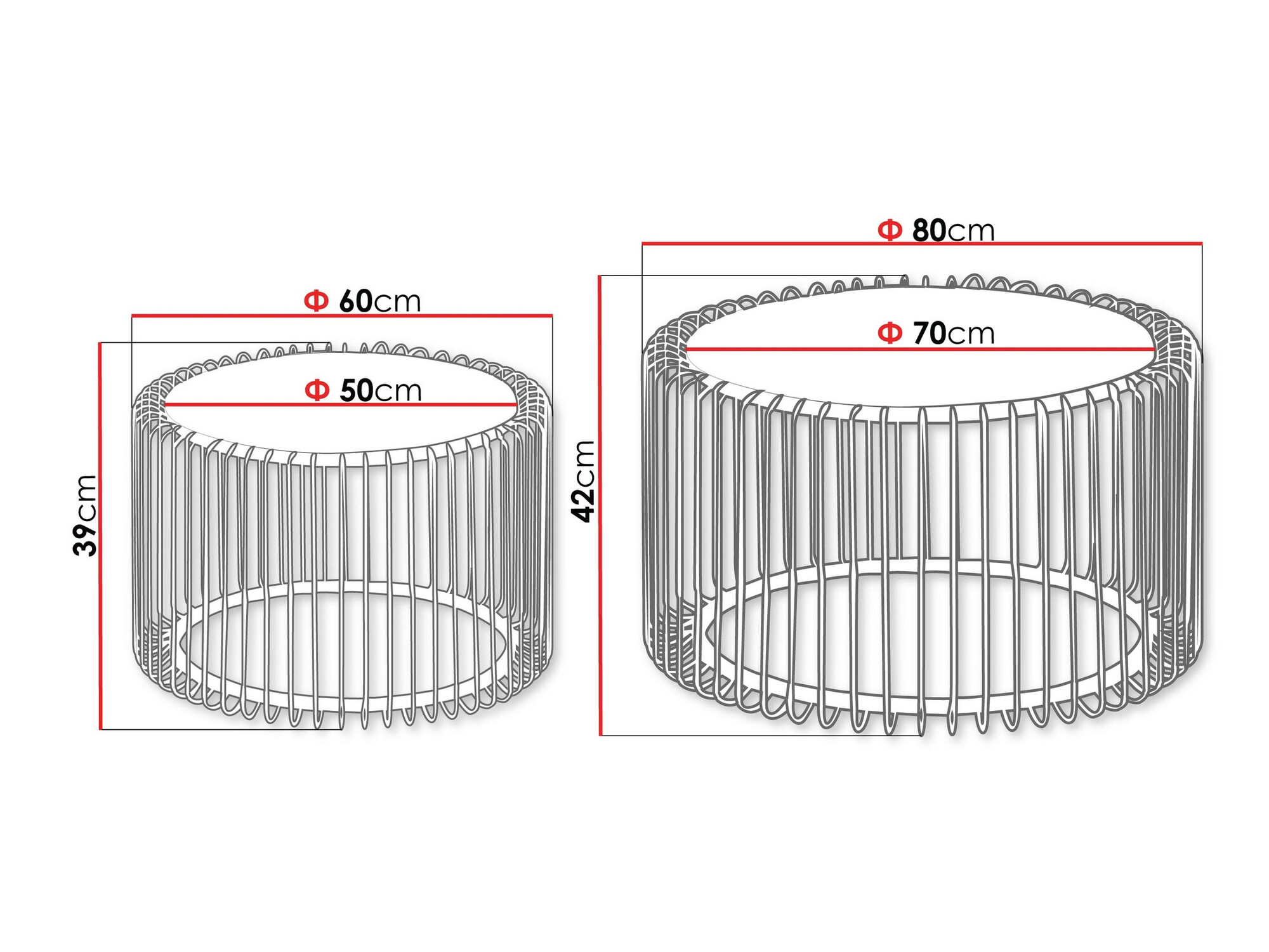 Ensemble tables basses Paramount 106