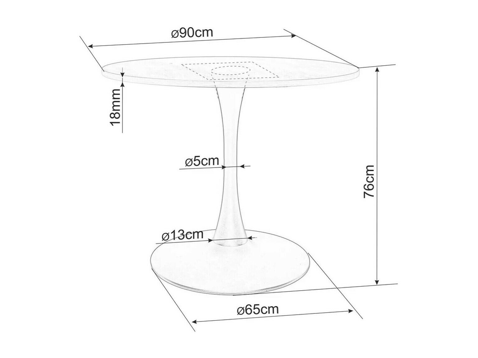 Table Detroit 516 (Noyer)