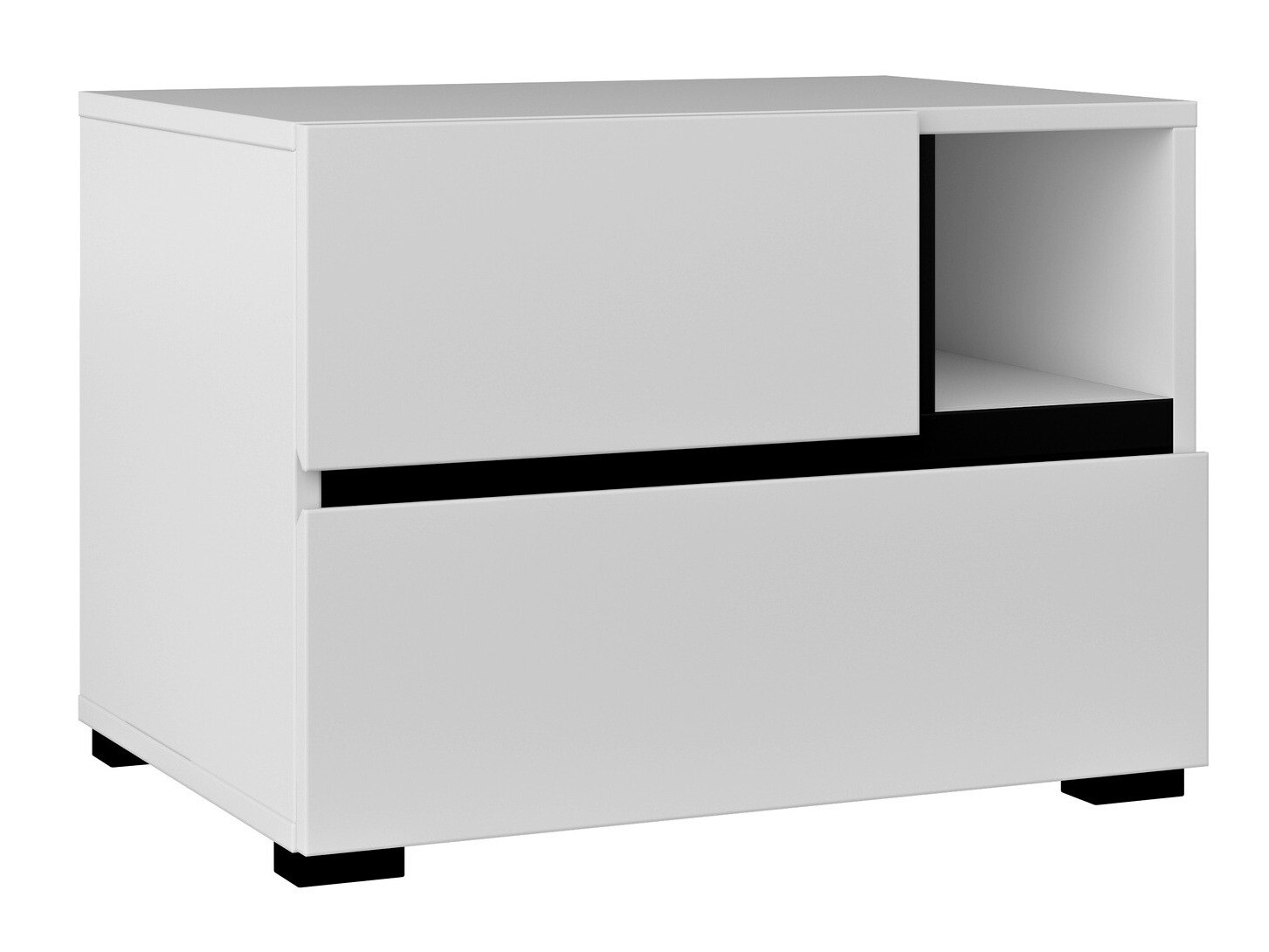 Table de chevet Alfere 120 (Blanc)