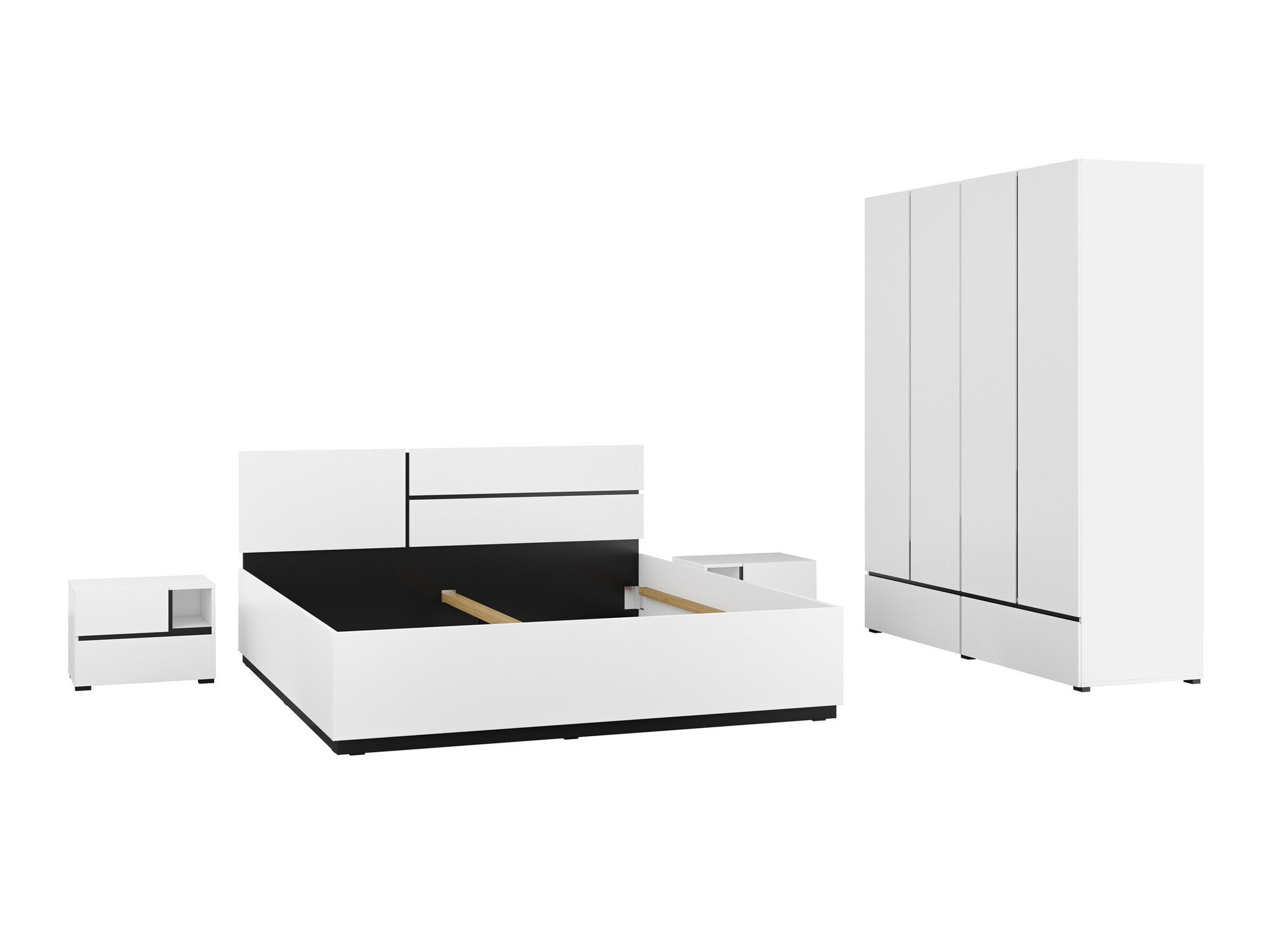 Ensemble de chambre Alfere 124 (Blanc)
