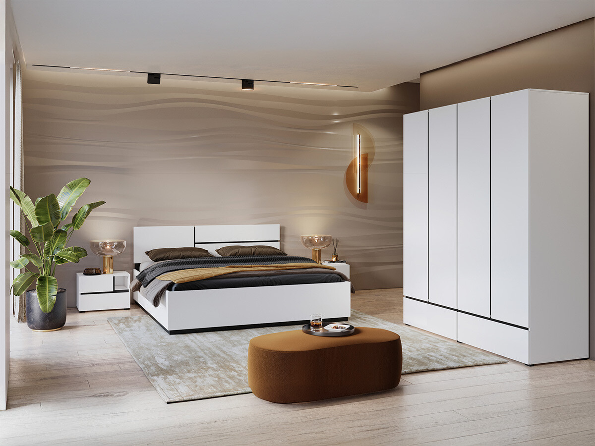 Lit Alfere 123 (Blanc)
