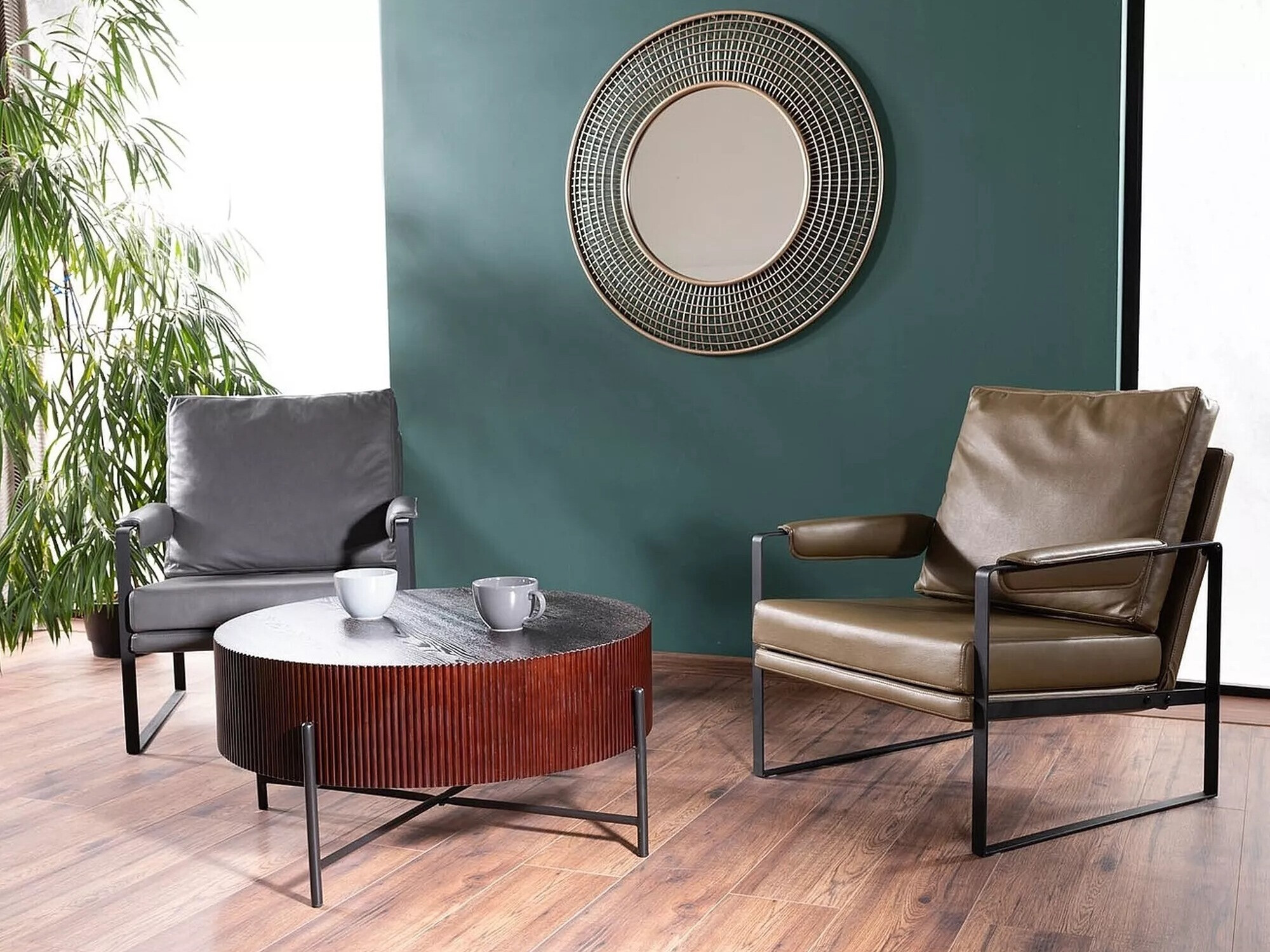 Table basse Detroit 1071 (Noyer foncé)