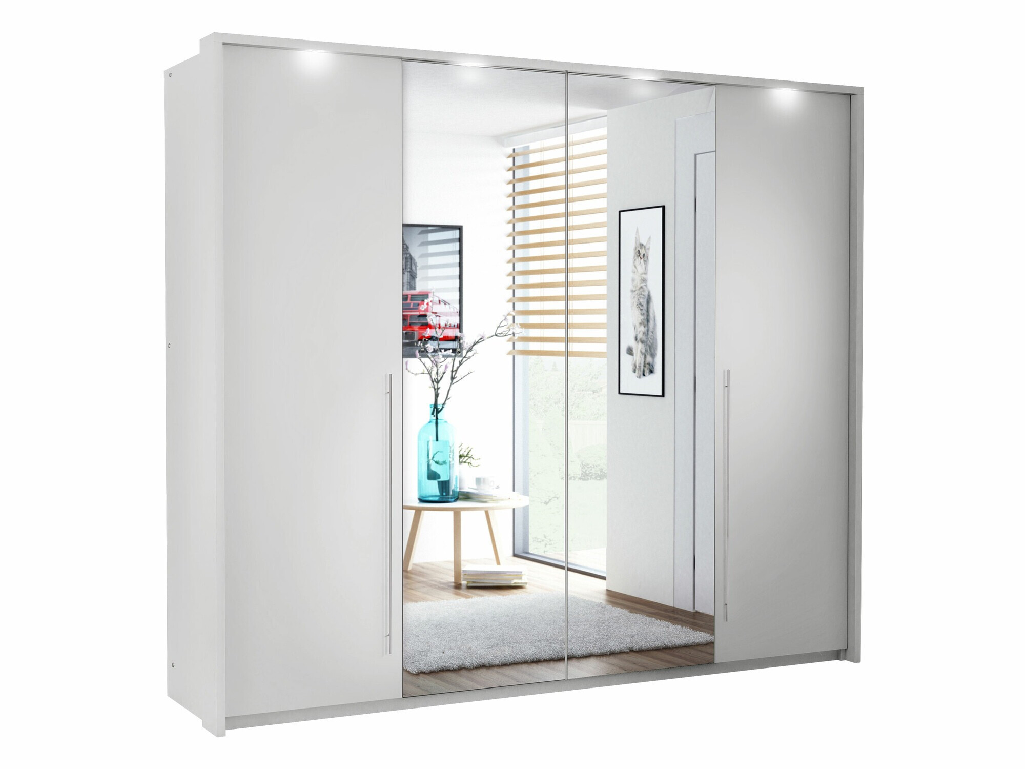 Armoire Honolulu 121 (Blanc)