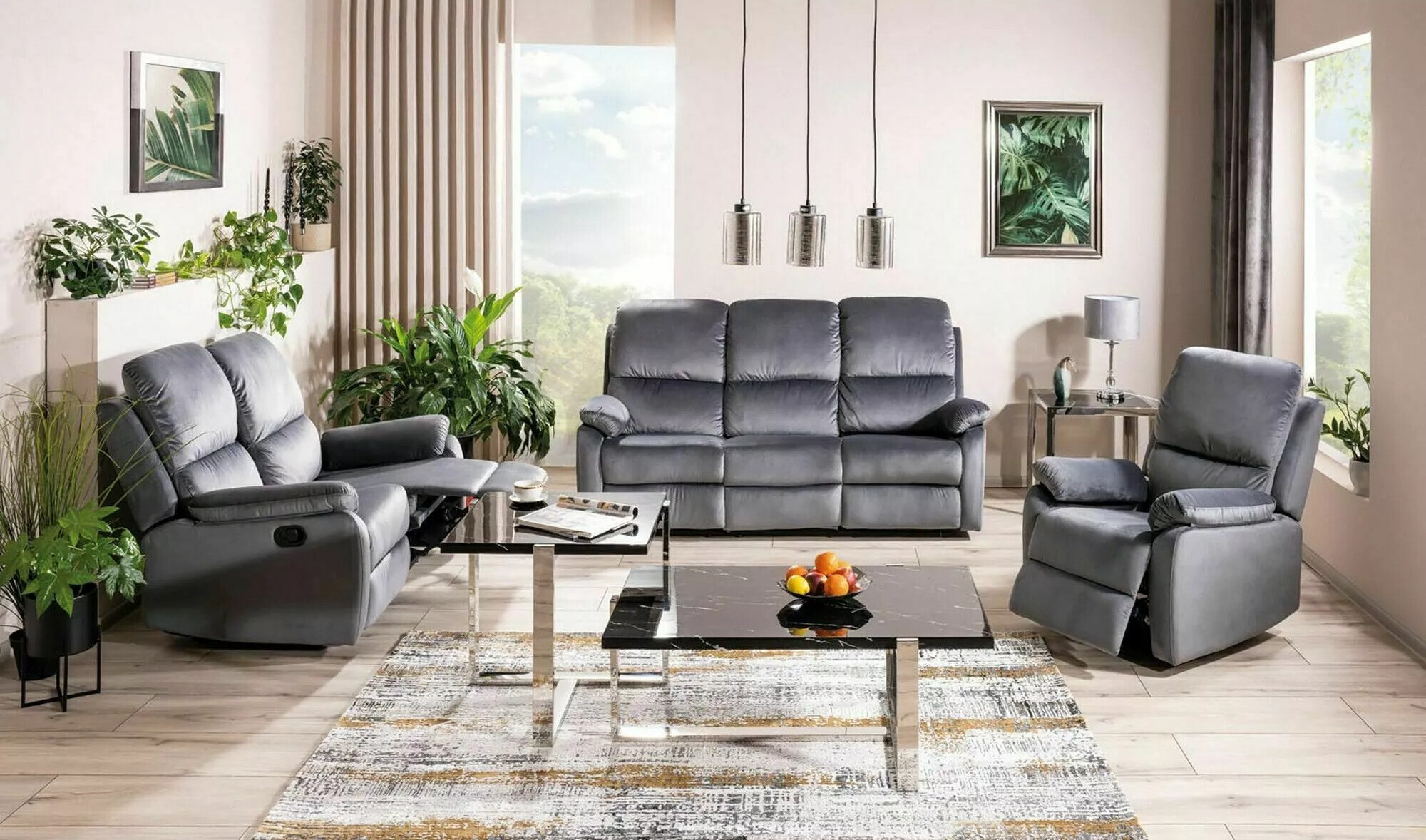 Canapé inclinable Detroit 551