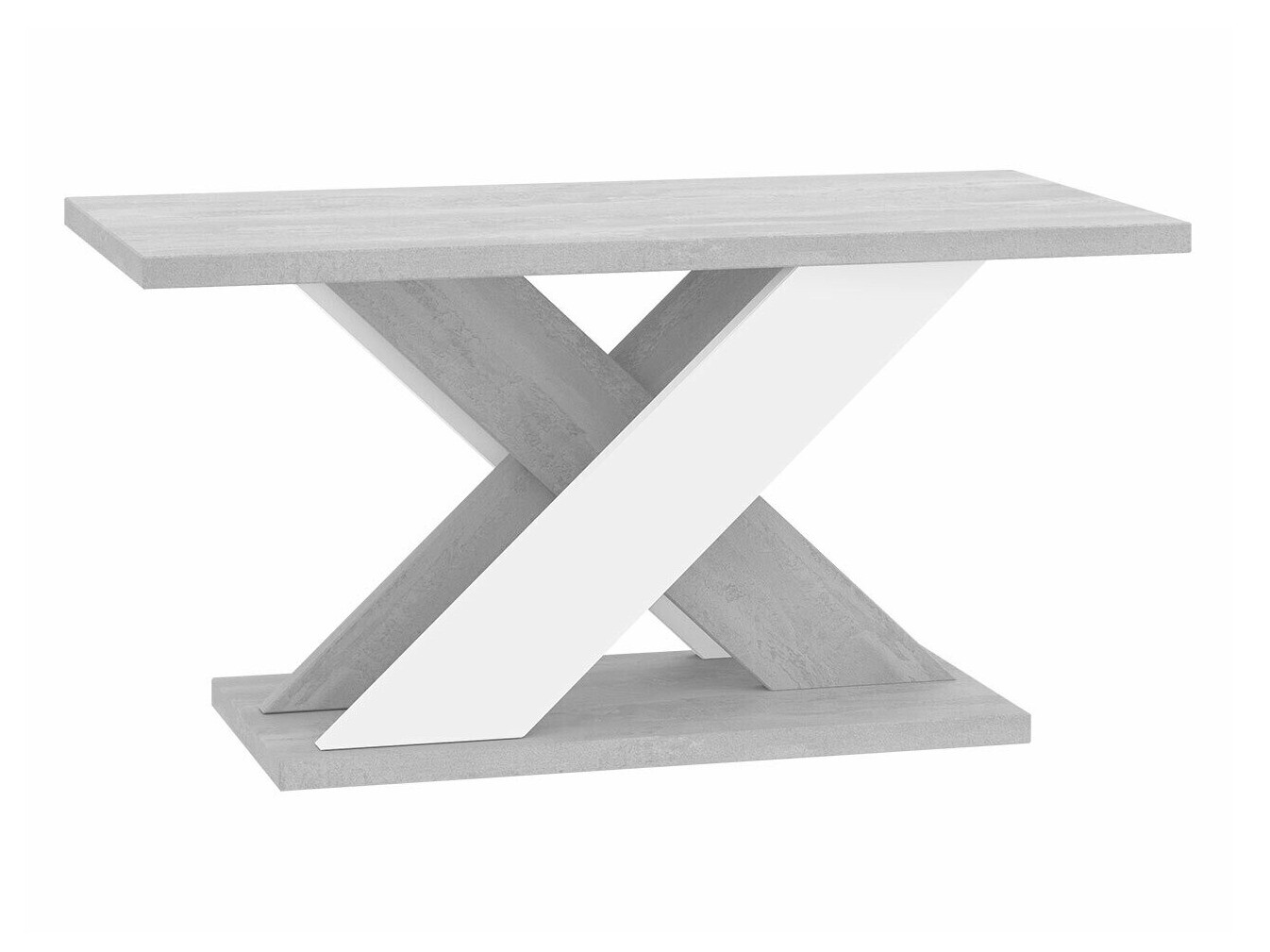 Table basse Goodyear 116 (Gris + Blanc)