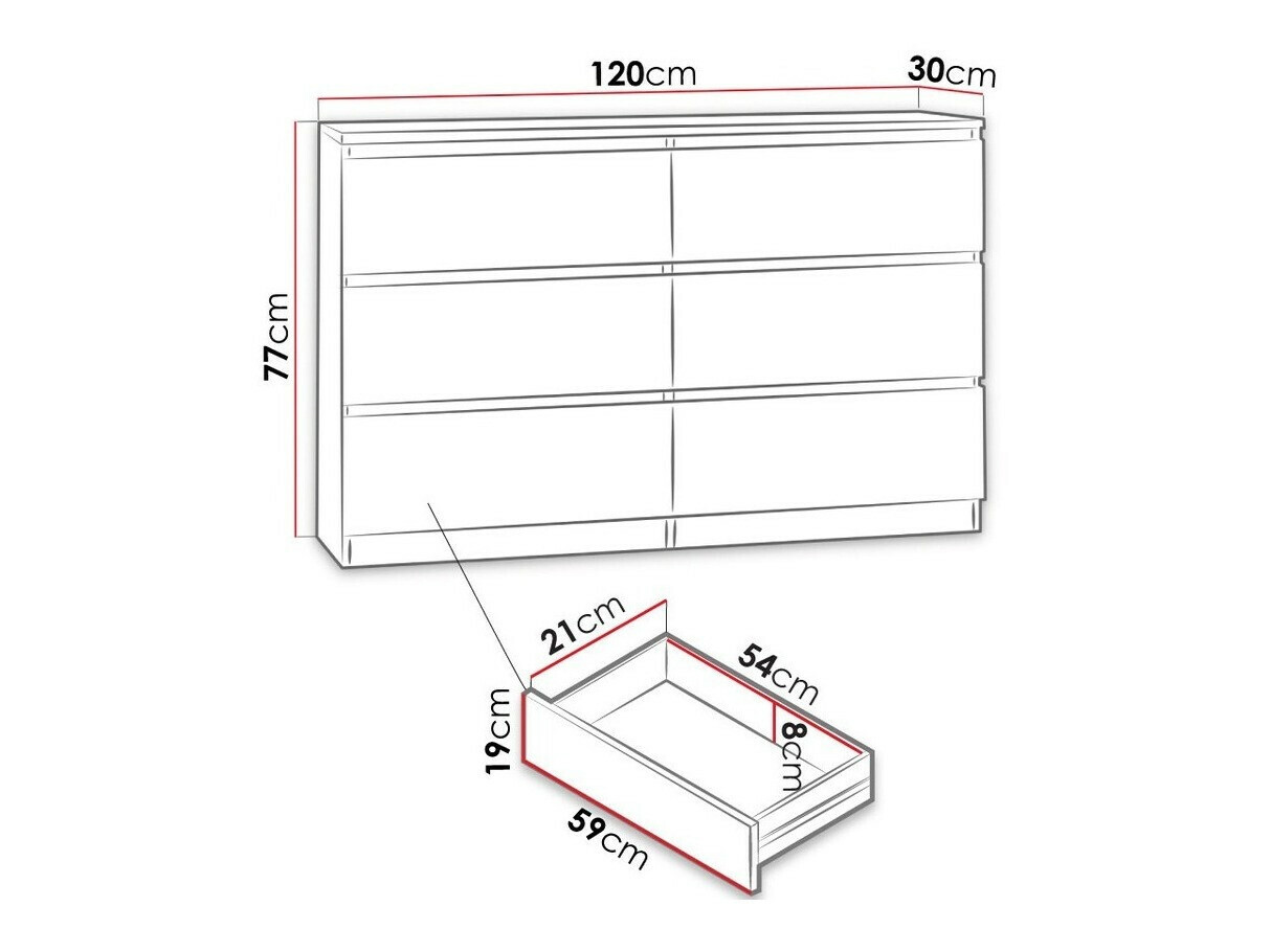 Commode Comfivo Structor V (Blanc)