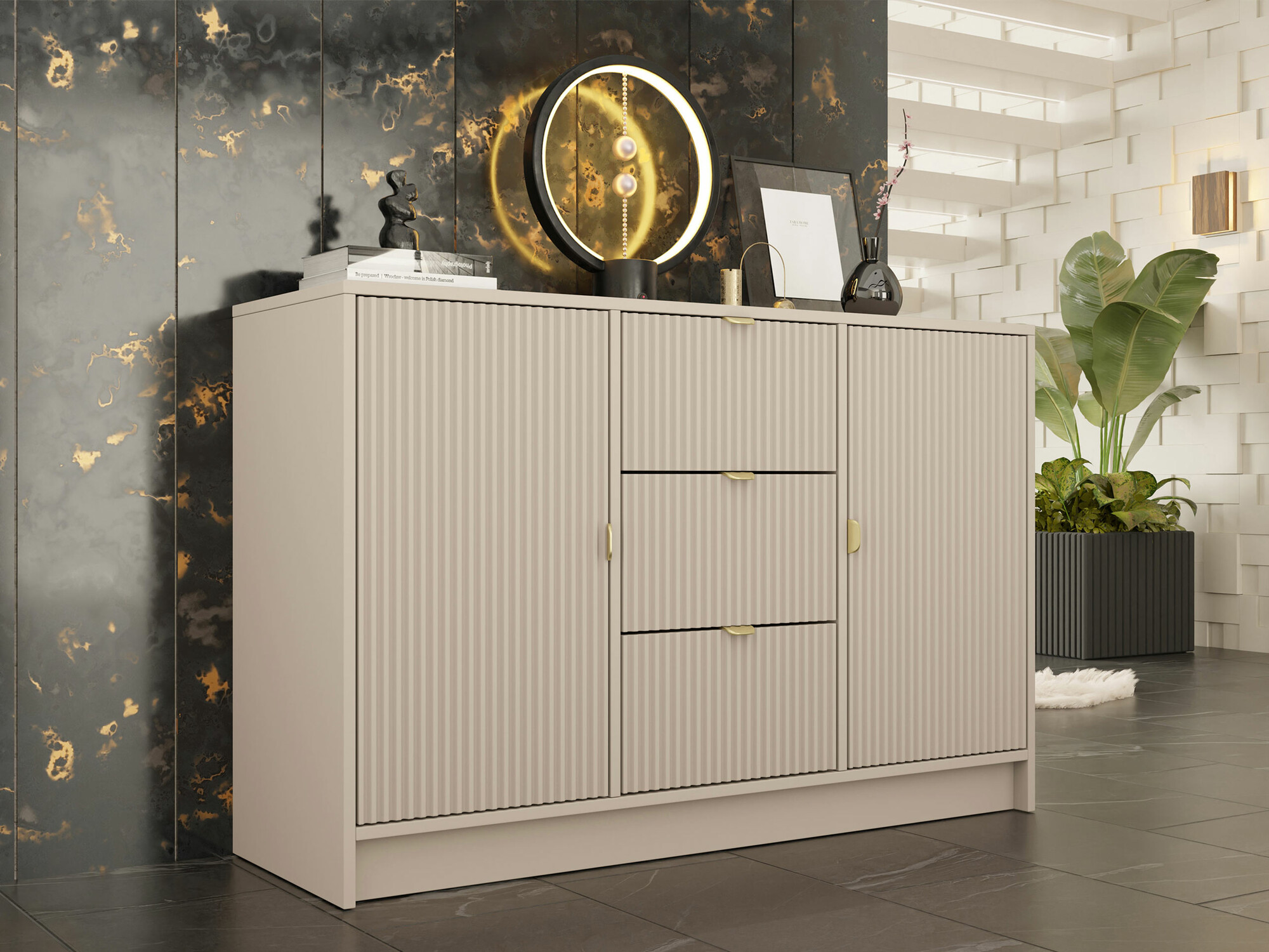 Commode Comfivo Papilio (Beige)