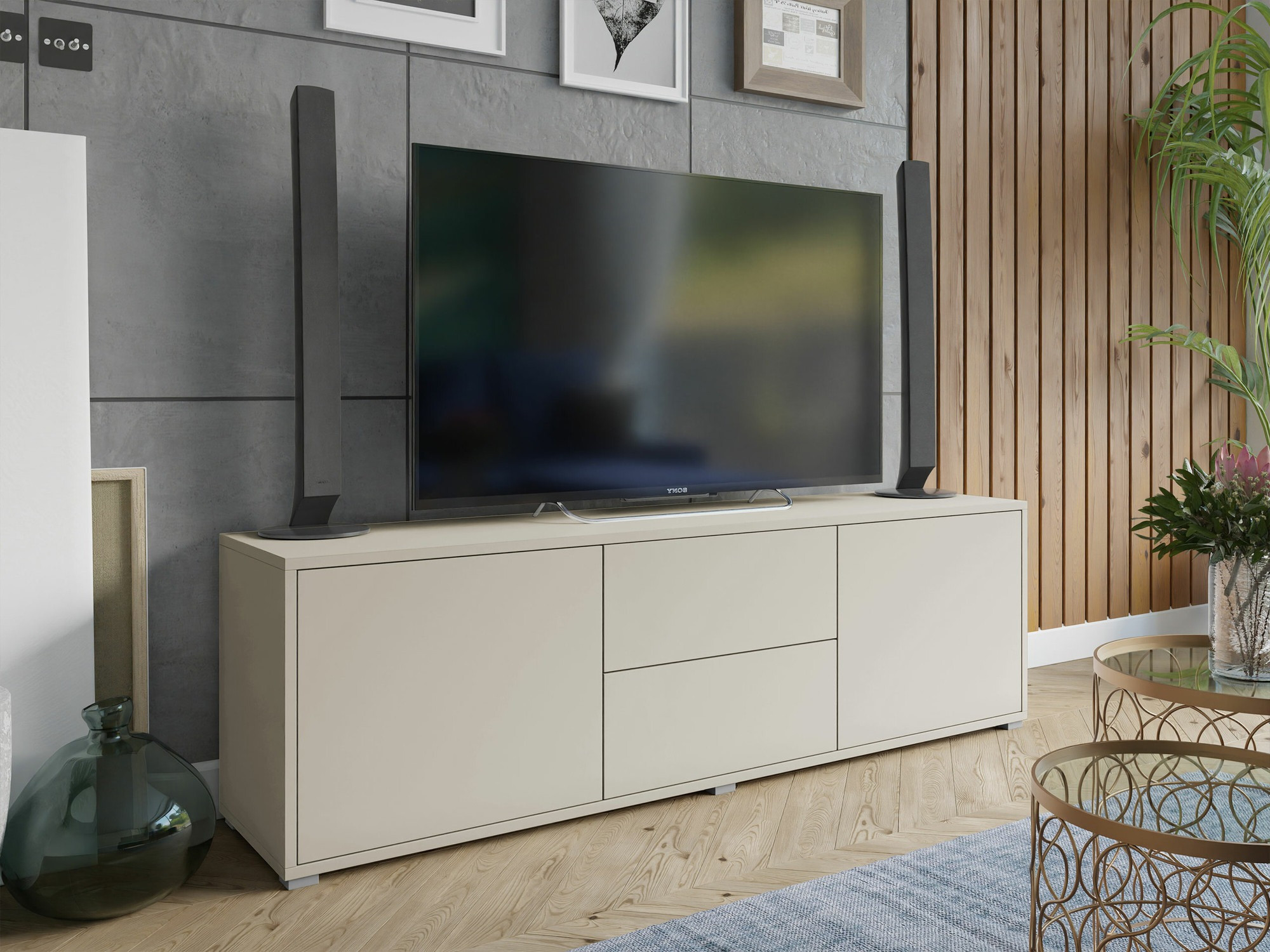 Meuble TV Comfivo Tutela (Cachemire)