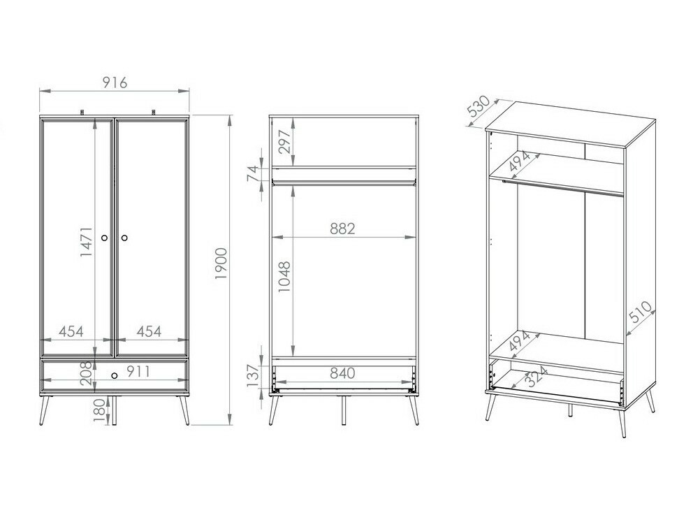 Armoire Elbrevi 100