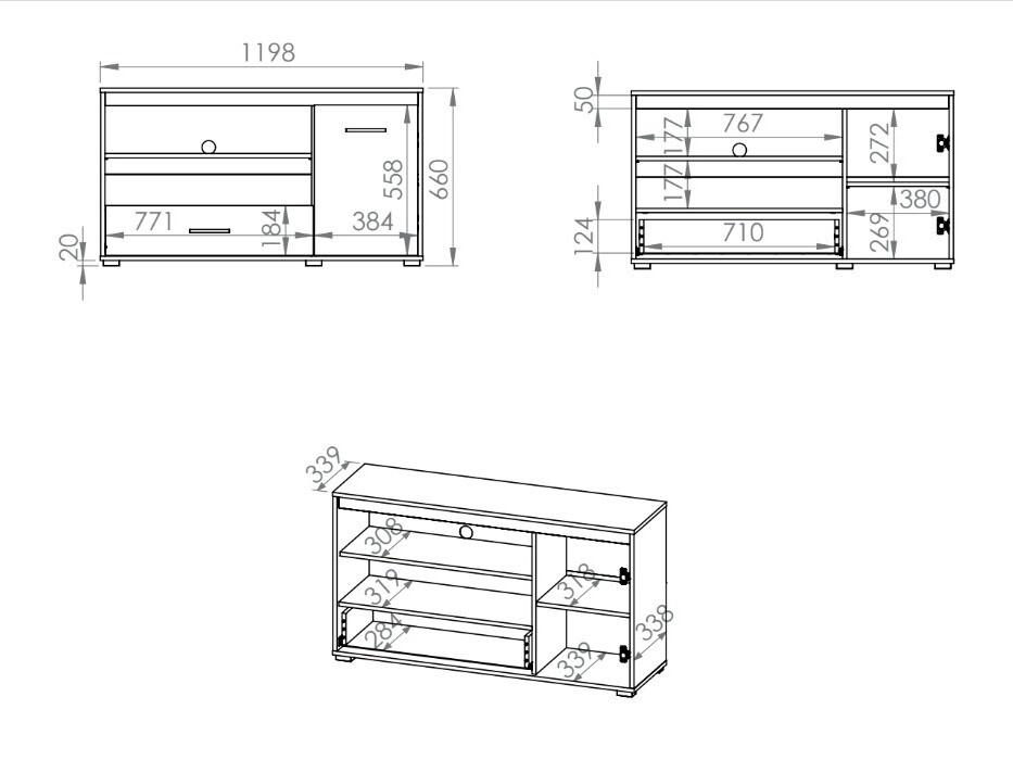 Meuble TV Calvere 112