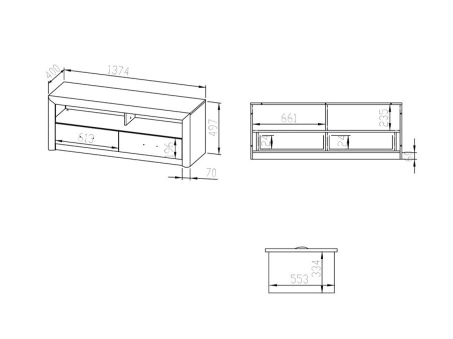 Meuble TV Madison 115