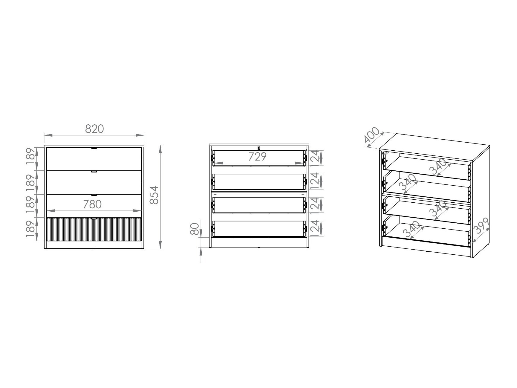 Commode Orlviro 105