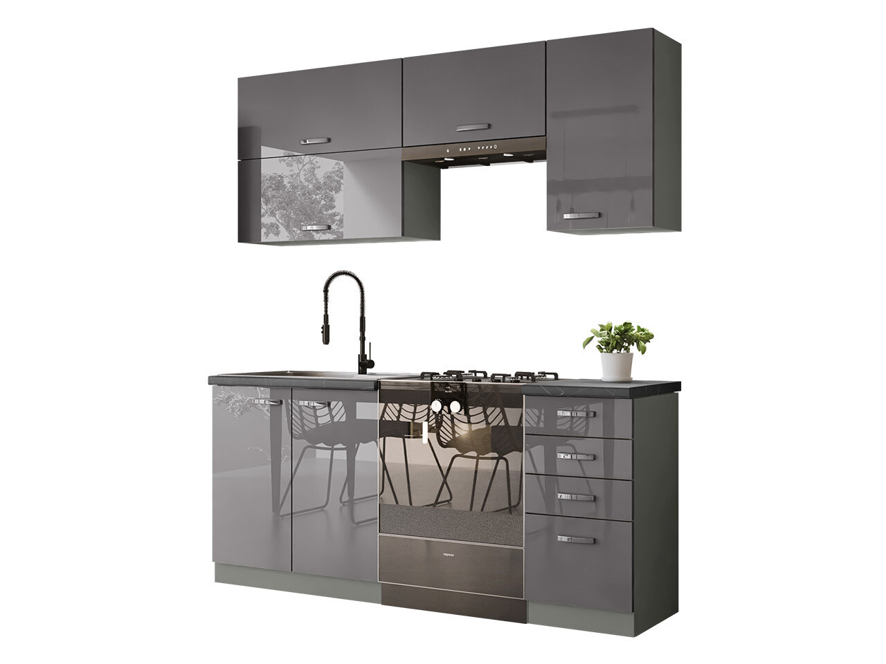 Cuisine complète modulaire Multi Grey 125