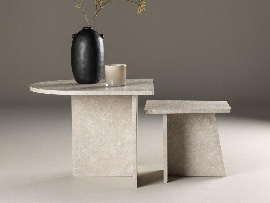 Ensemble tables basses Dallas 4880 (Beige)