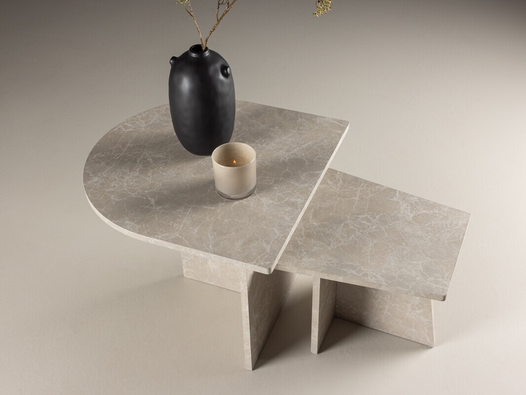 Ensemble tables basses Dallas 4880 (Beige)