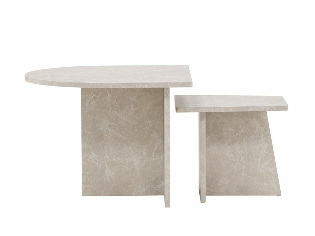 Ensemble tables basses Dallas 4880 (Beige)