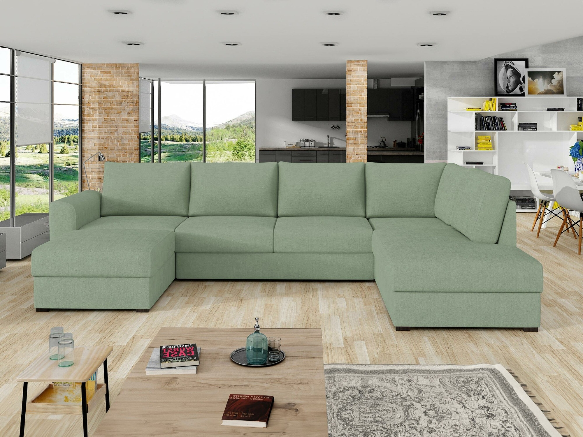 Canapé d'angle Comfivo 189 (Uttario Velvet 2954)