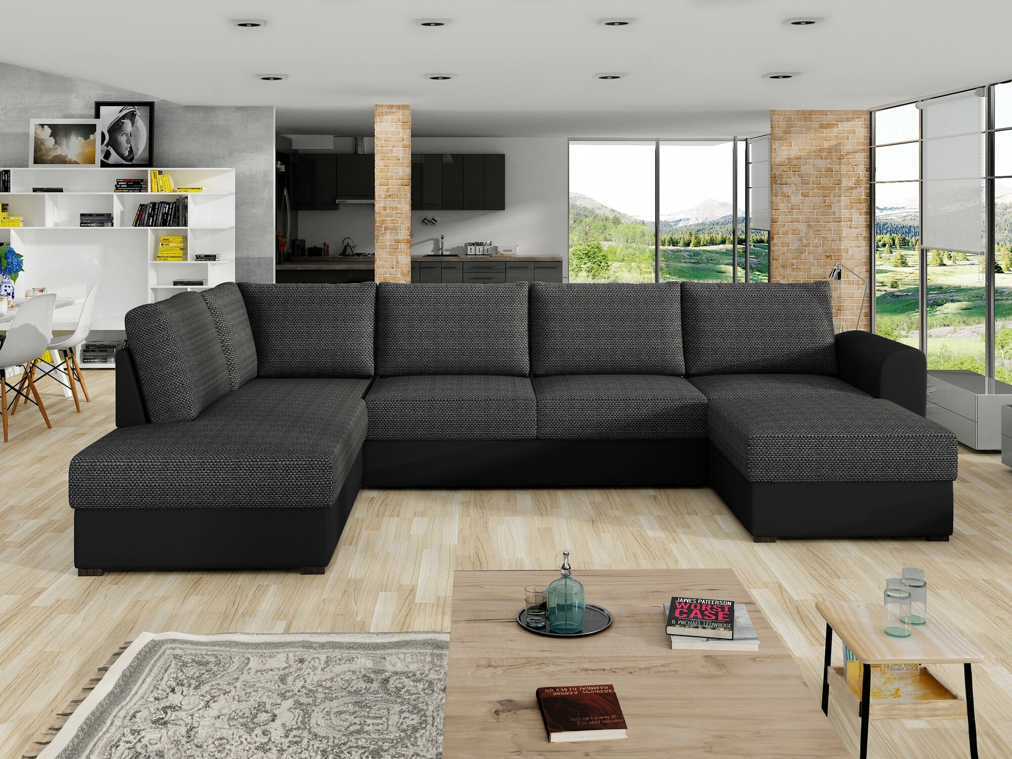 Canapé d'angle Comfivo Flumen (Soft 011 + Majorka 03)
