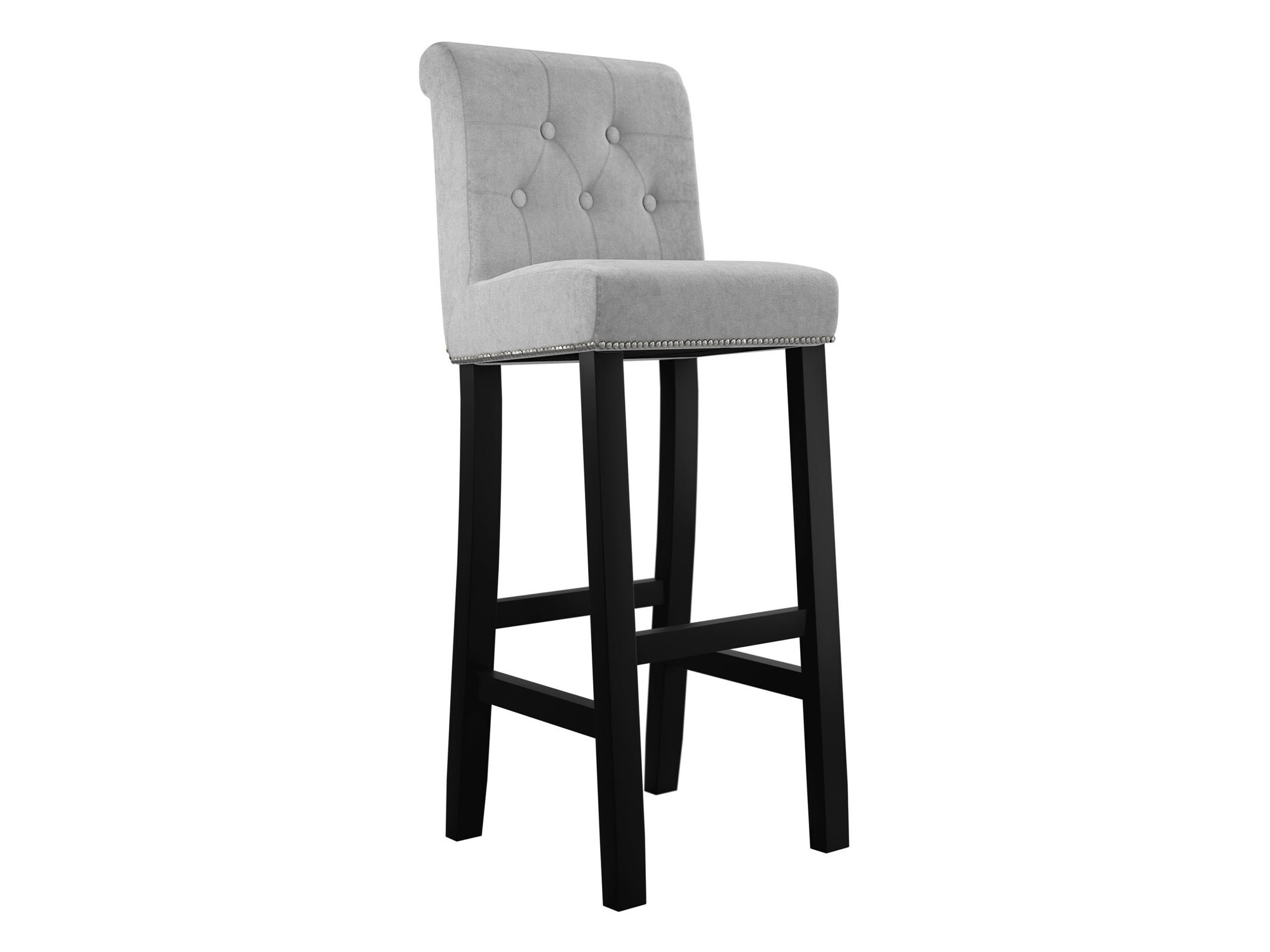 Chaise de bar Jackson 100 (Noir + Magic Velvet 2240)
