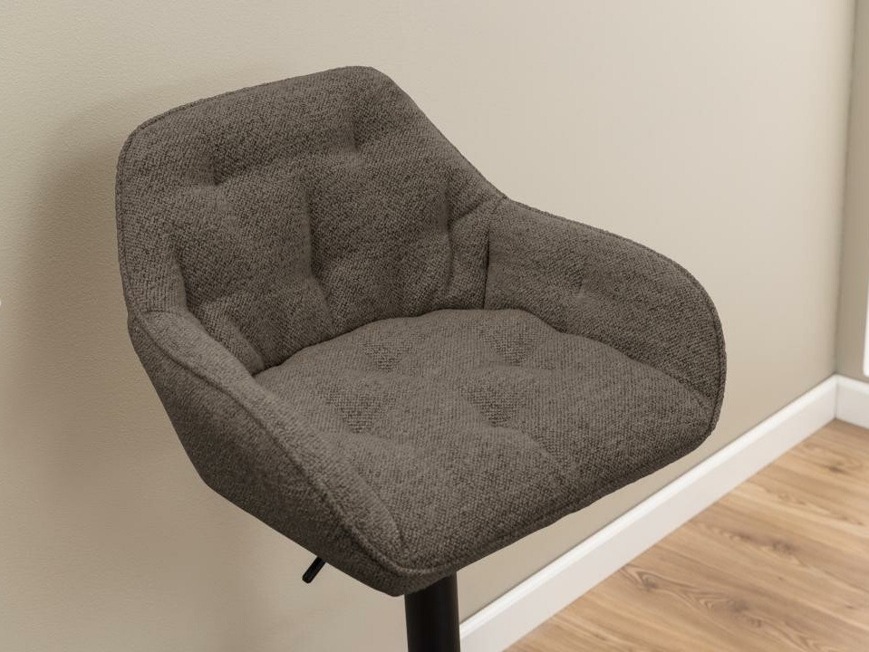 Chaise de bar Norsica 776 (Noir + Marron)