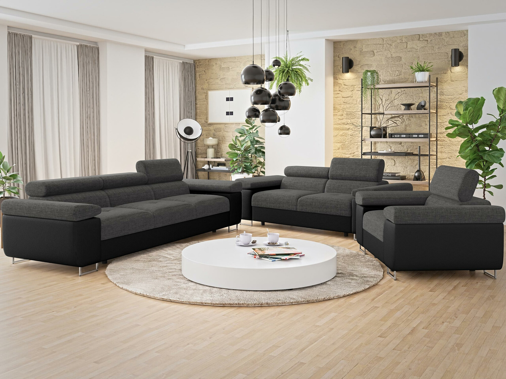 Canapé Comfivo Vinetum II (Soft 011 + Lux 06)