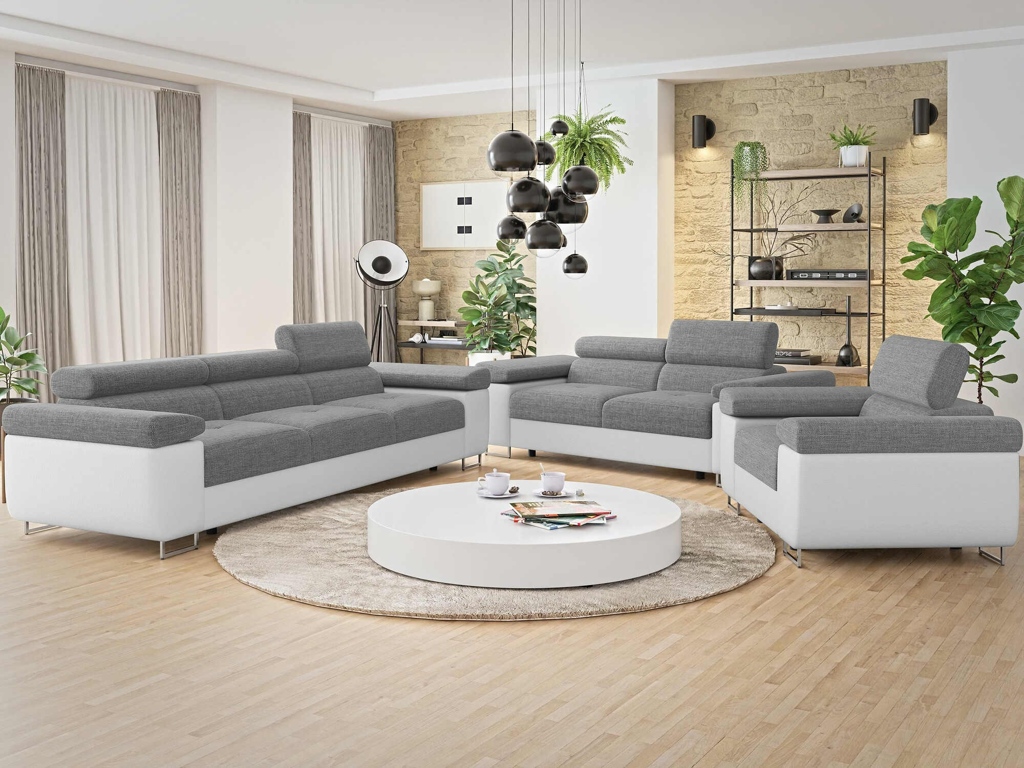 Canapé Comfivo Vinetum II (Soft 017 + Lux 05)