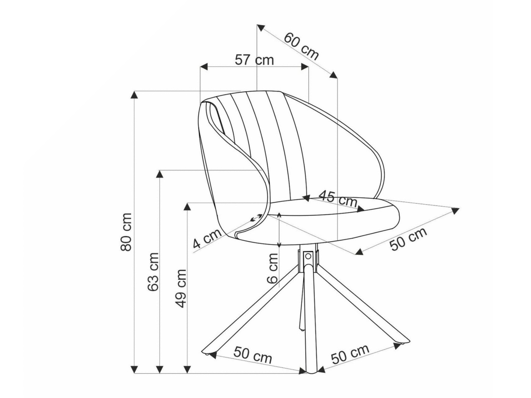 Chaise Houston 1871 (Cappuccino)